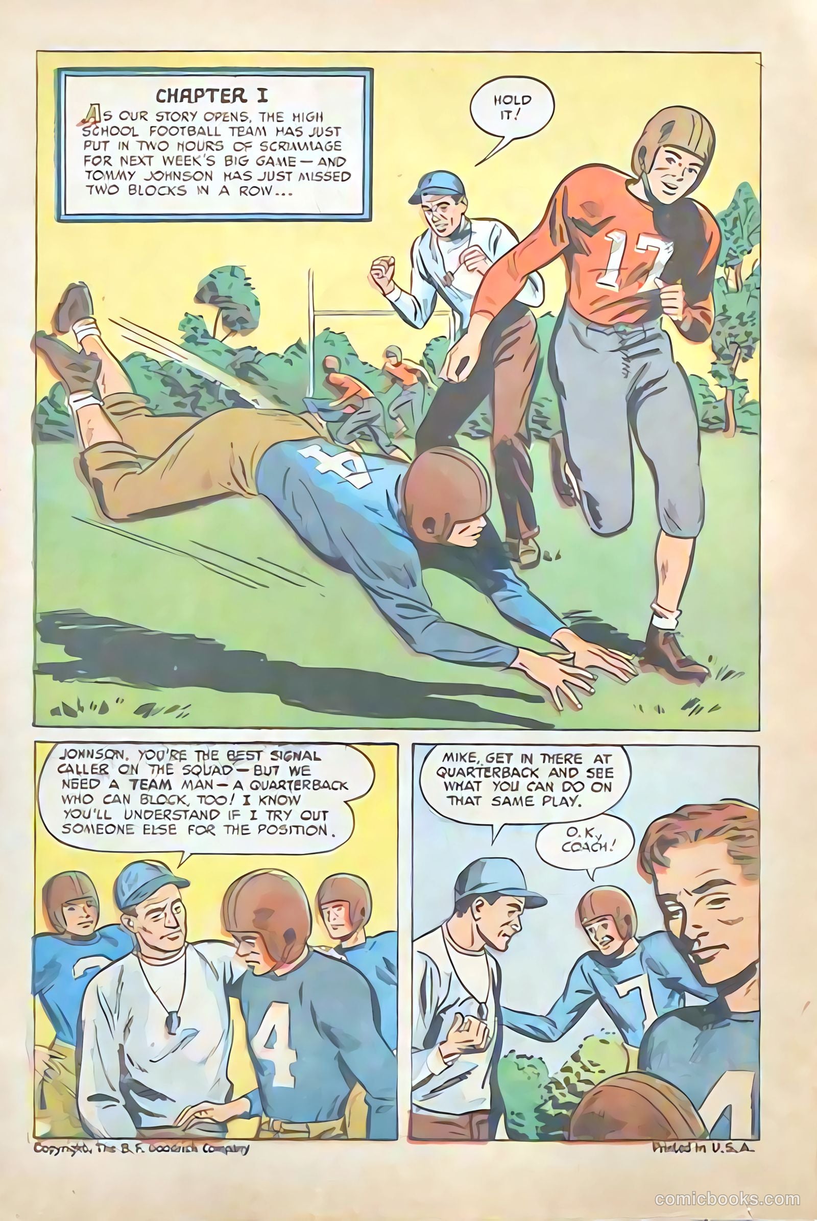 Johnson Makes the Team #nn (1948) — page 2 of 31
