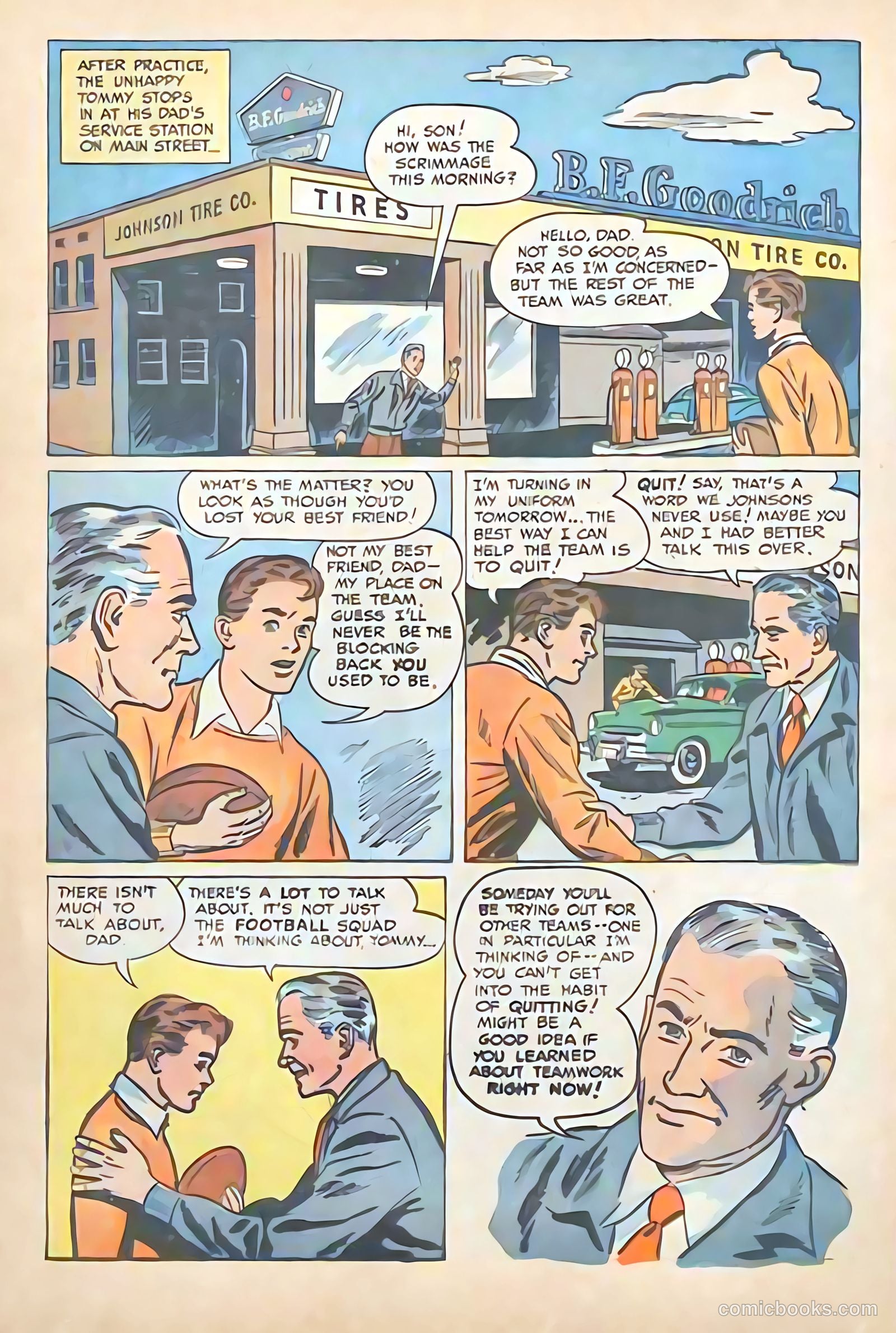 Johnson Makes the Team #nn (1948) — page 3 of 31