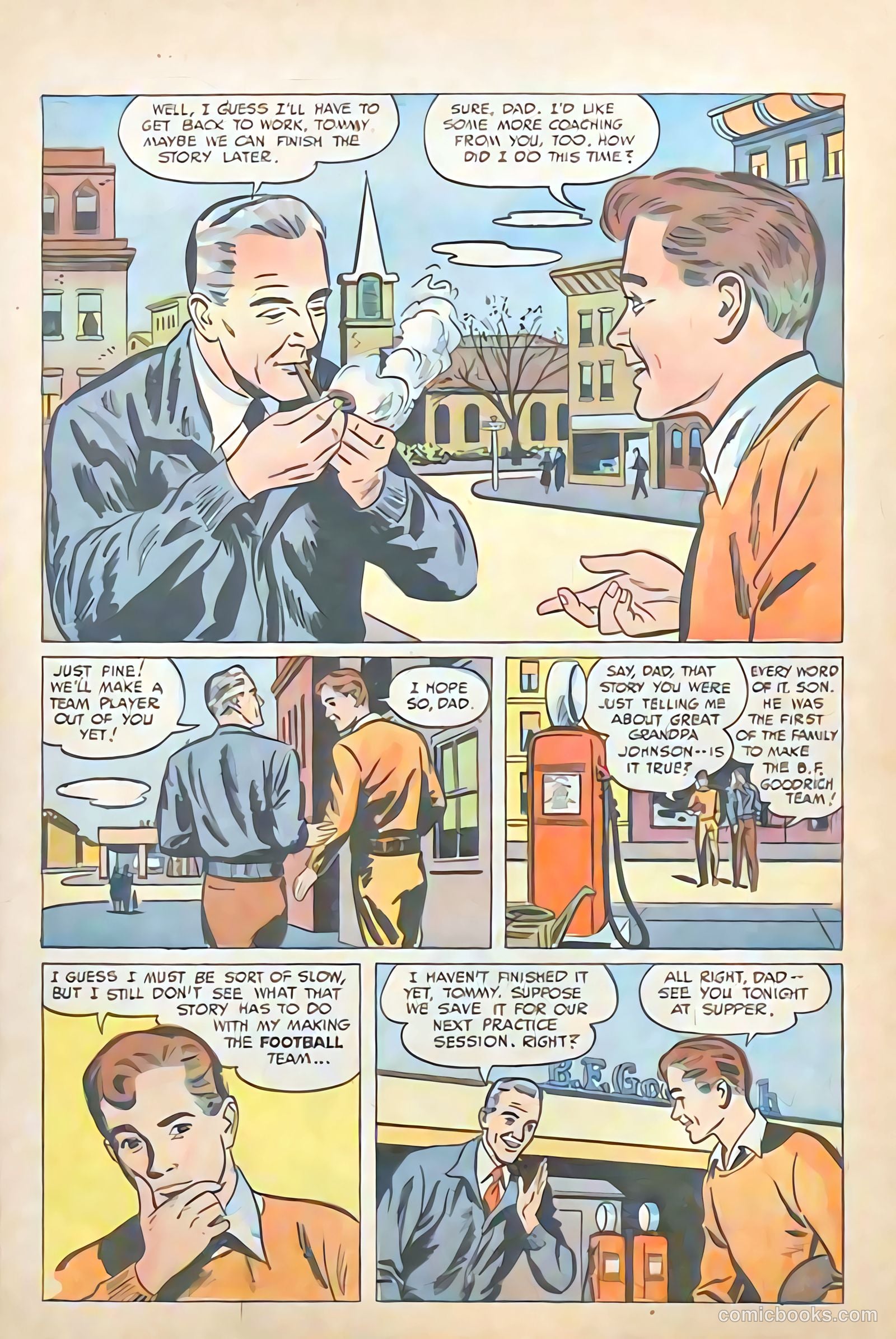 Johnson Makes the Team #nn (1948) — page 10 of 31