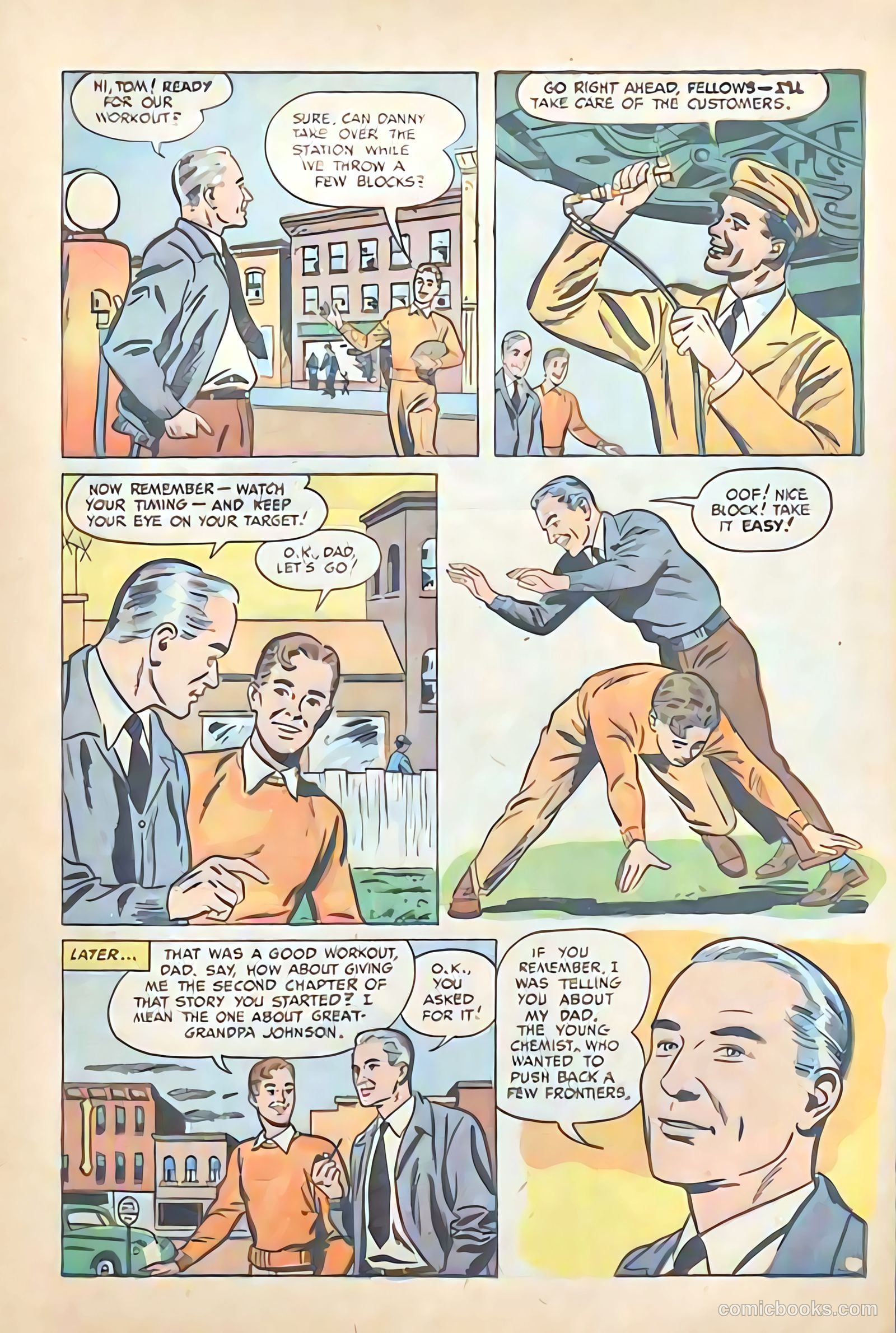 Johnson Makes the Team #nn (1948) — page 13 of 31