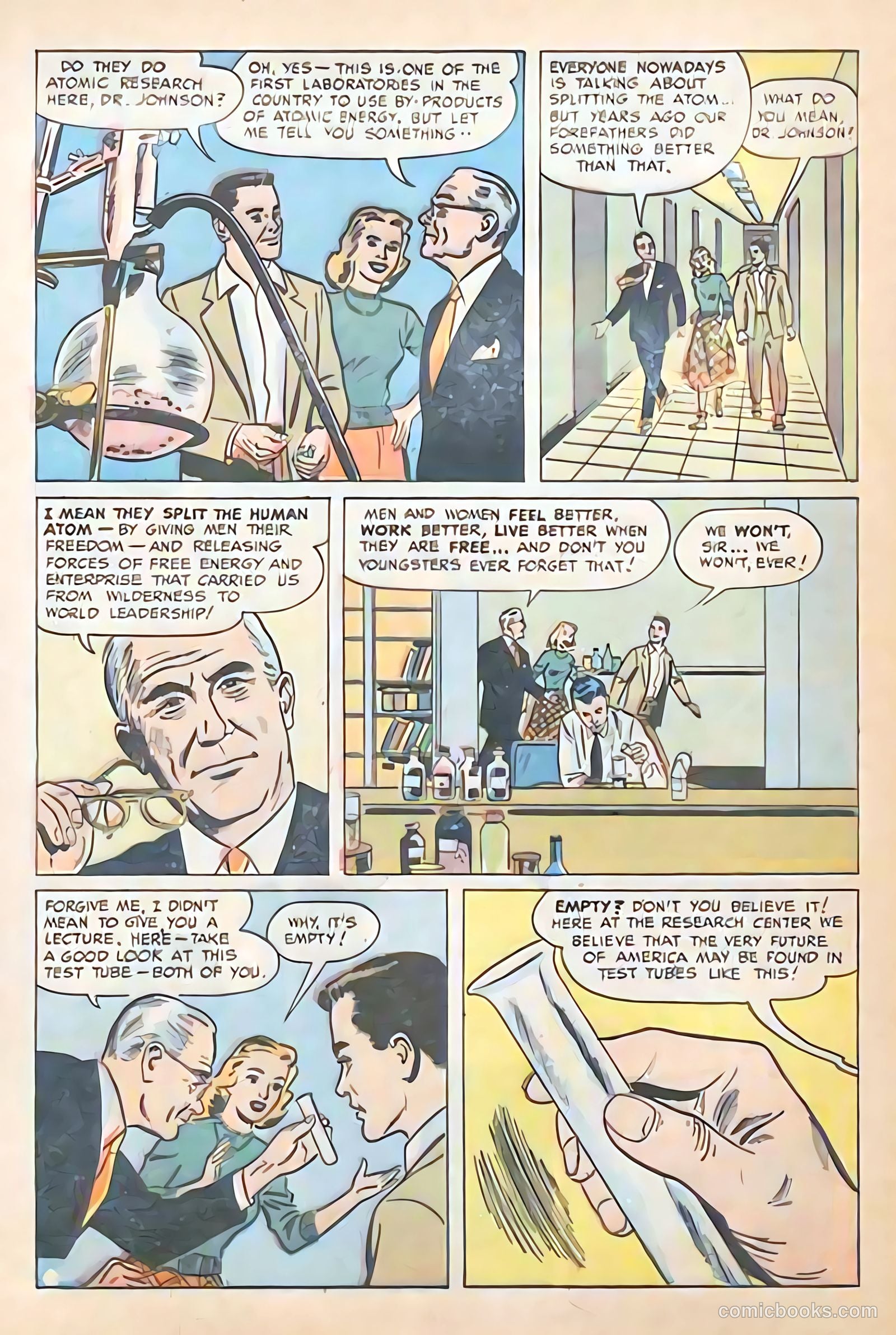 Johnson Makes the Team #nn (1948) — page 19 of 31