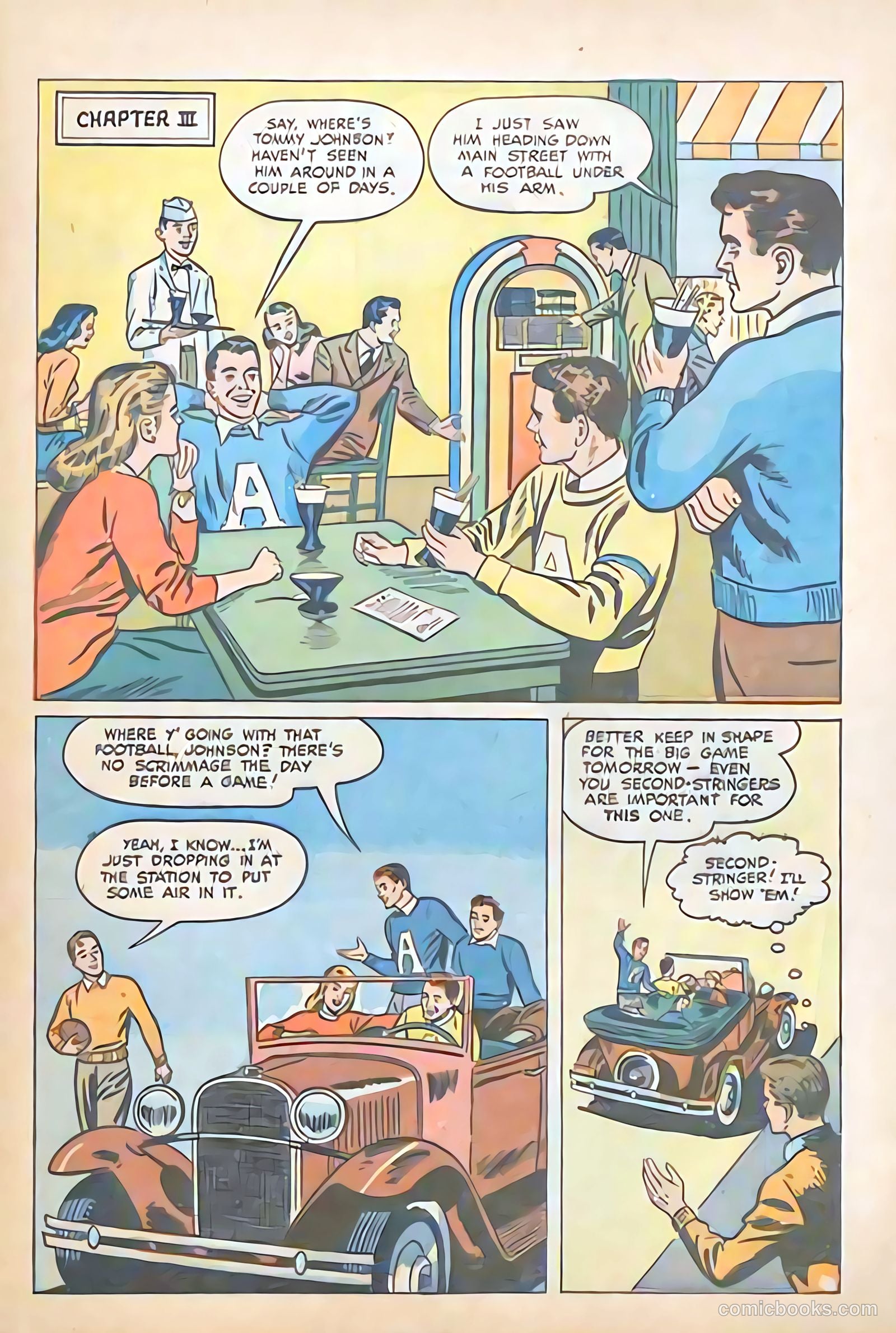 Johnson Makes the Team #nn (1948) — page 20 of 31