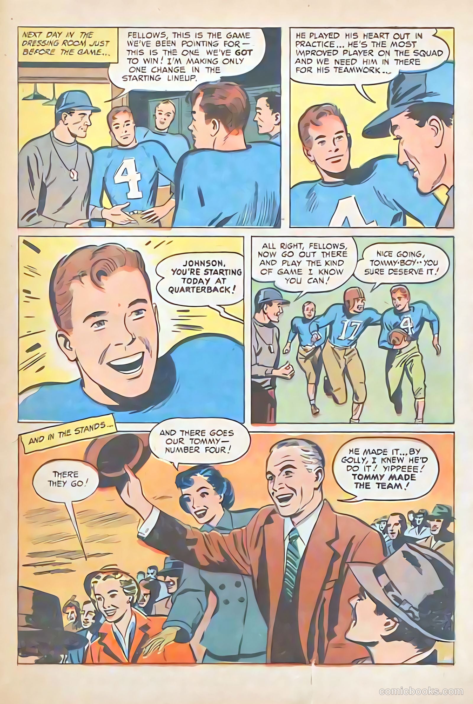 Johnson Makes the Team #nn (1948) — page 30 of 31