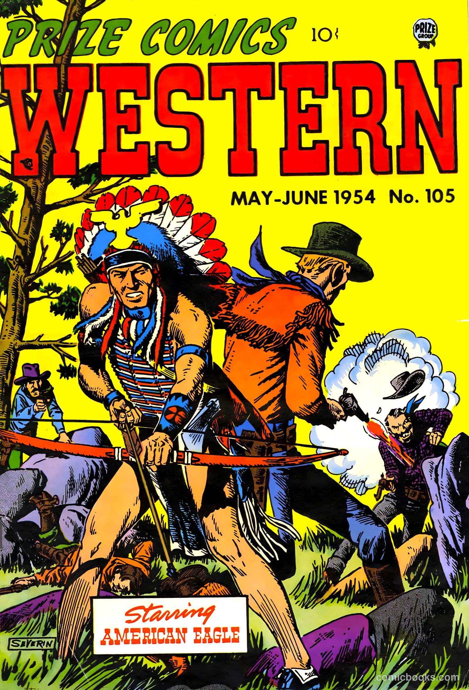 Prize Comics Western #105