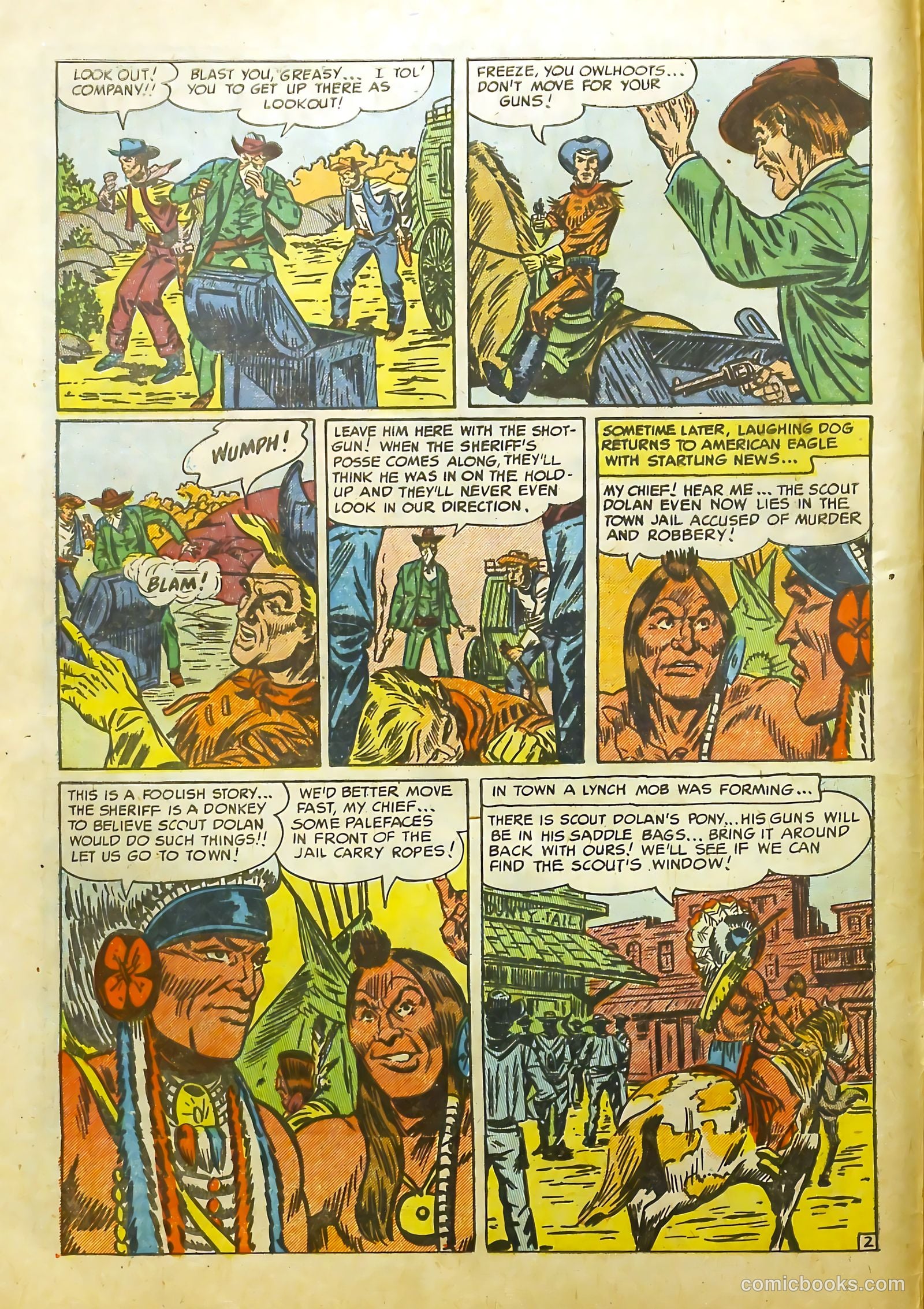 Prize Comics Western #105 (1950) — page 4 of 36