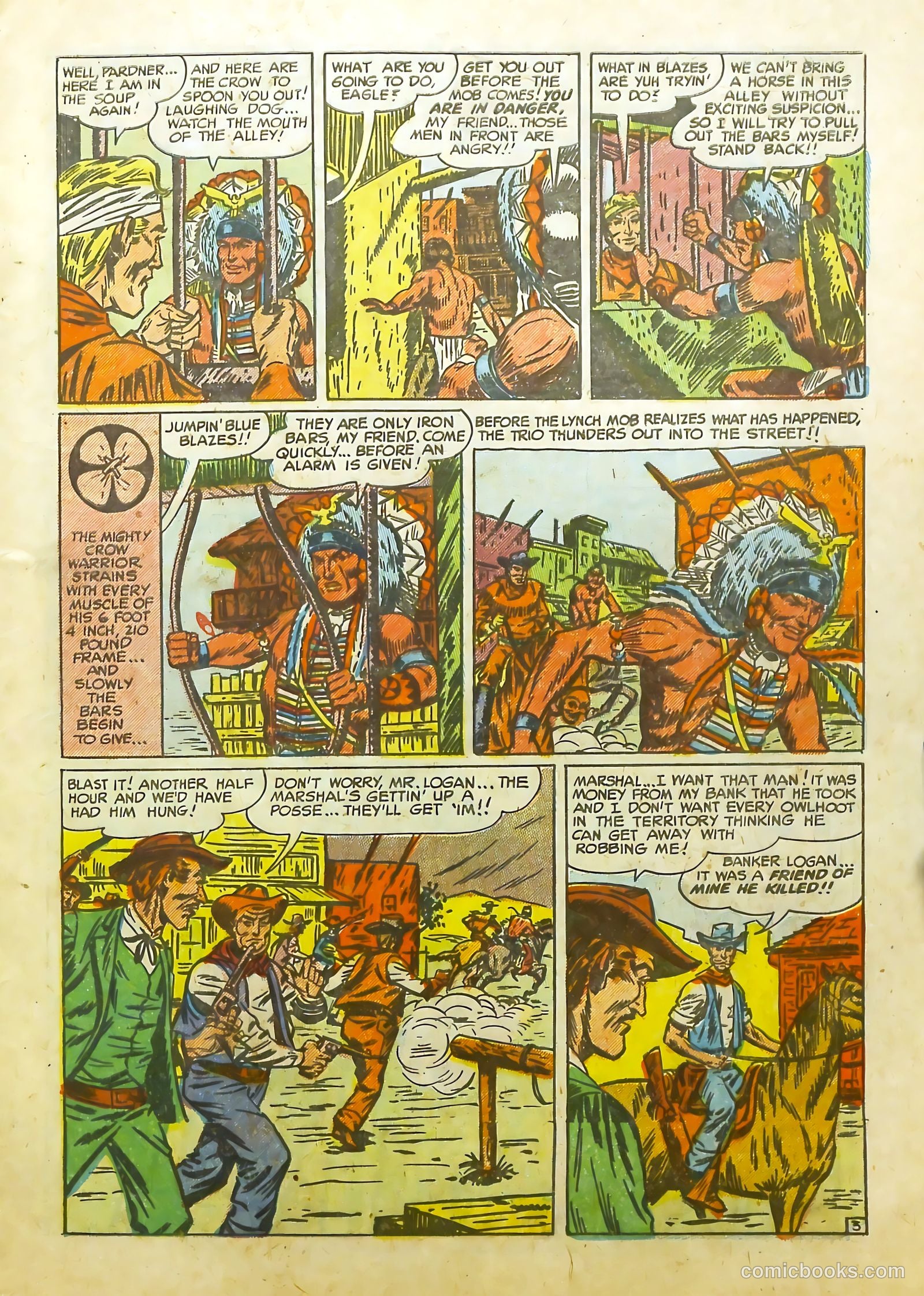 Prize Comics Western #105 (1950) — page 5 of 36