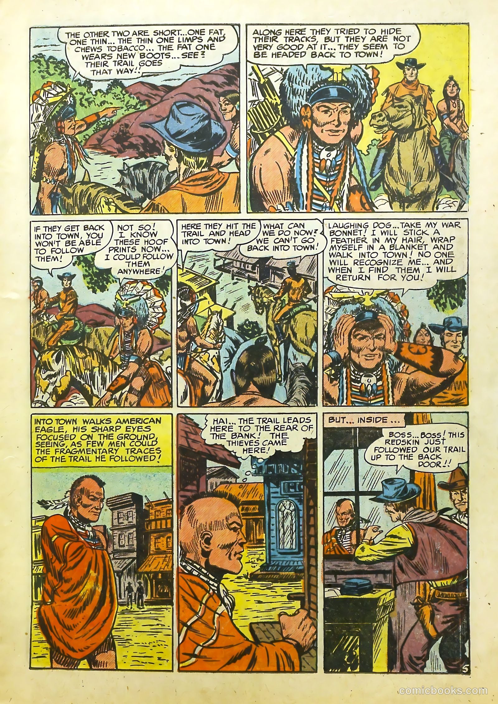 Prize Comics Western #105 (1950) — page 7 of 36