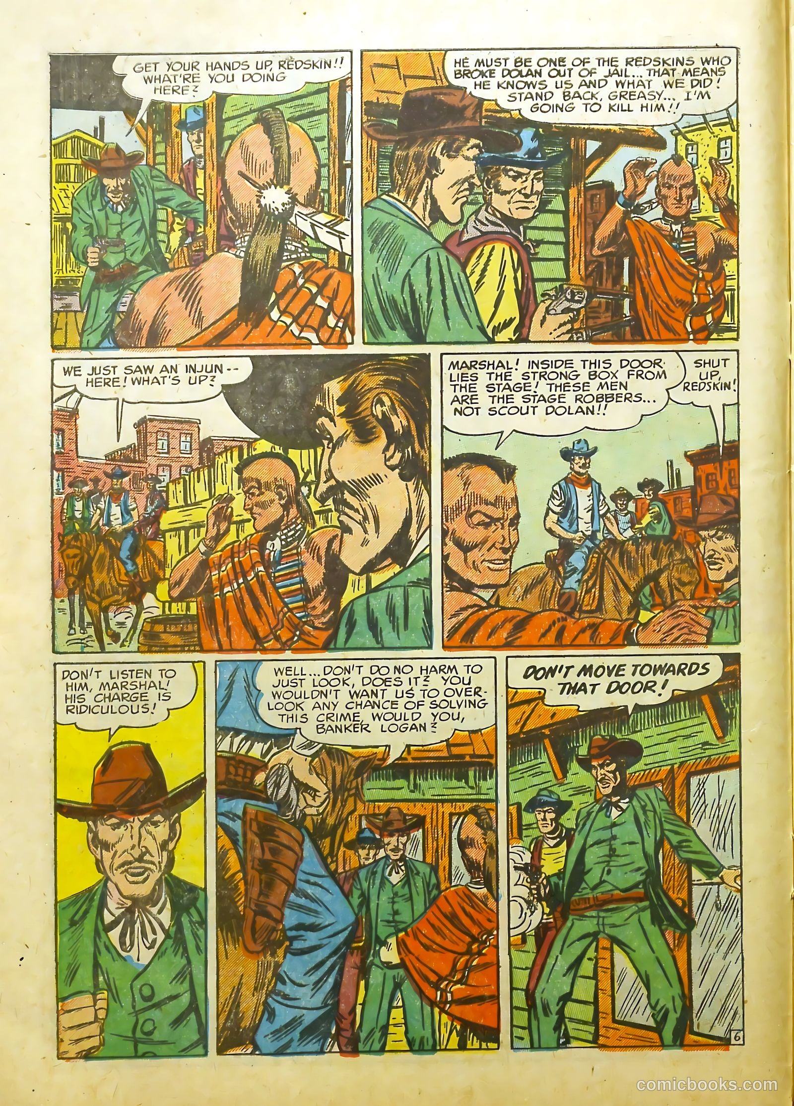 Prize Comics Western #105 (1950) — page 8 of 36