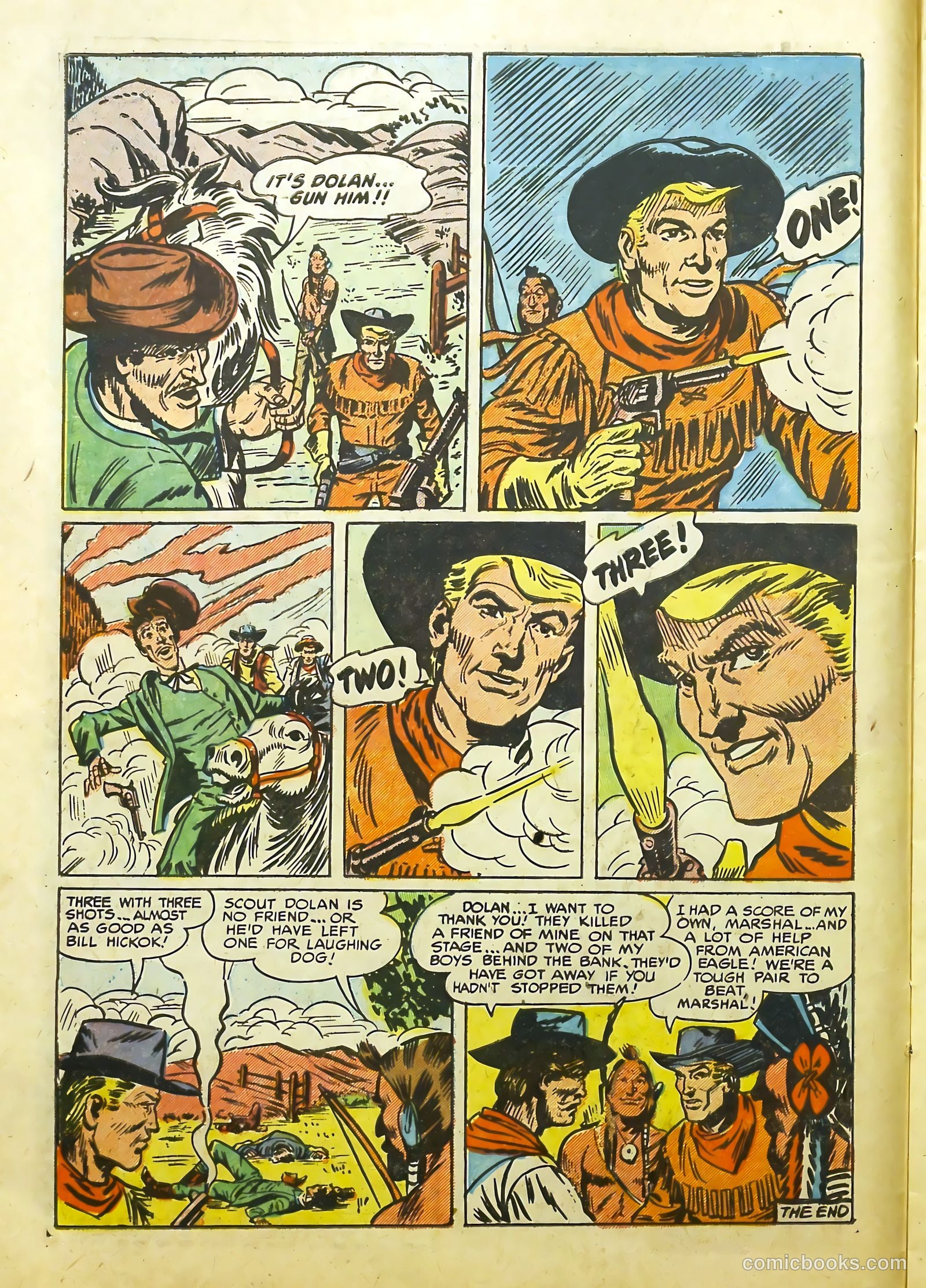 Prize Comics Western #105 (1950) — page 10 of 36