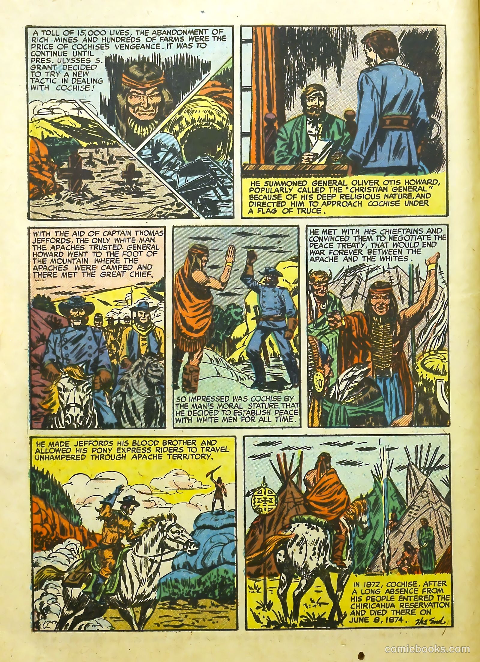 Prize Comics Western #105 (1950) — page 14 of 36