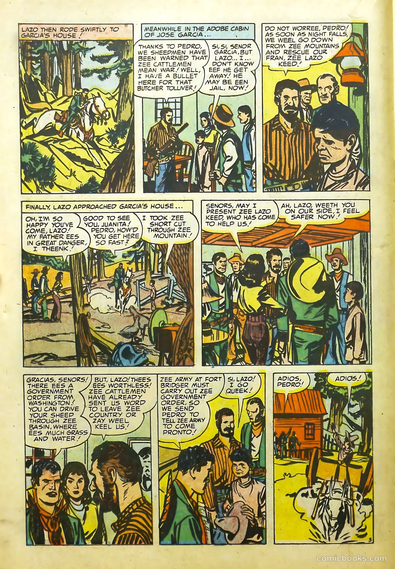 Prize Comics Western #105 (1950) — page 18 of 36
