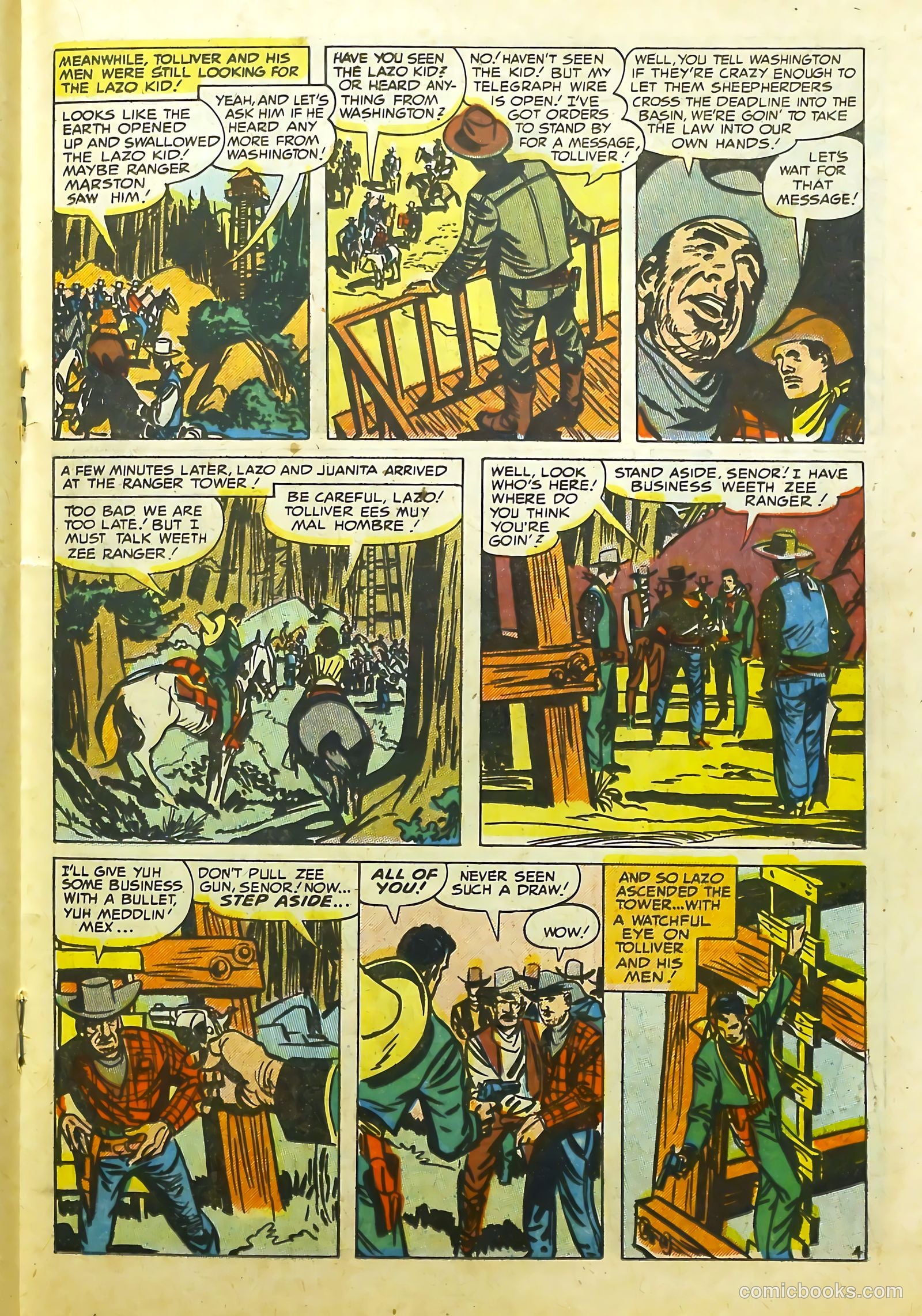 Prize Comics Western #105 (1950) — page 19 of 36