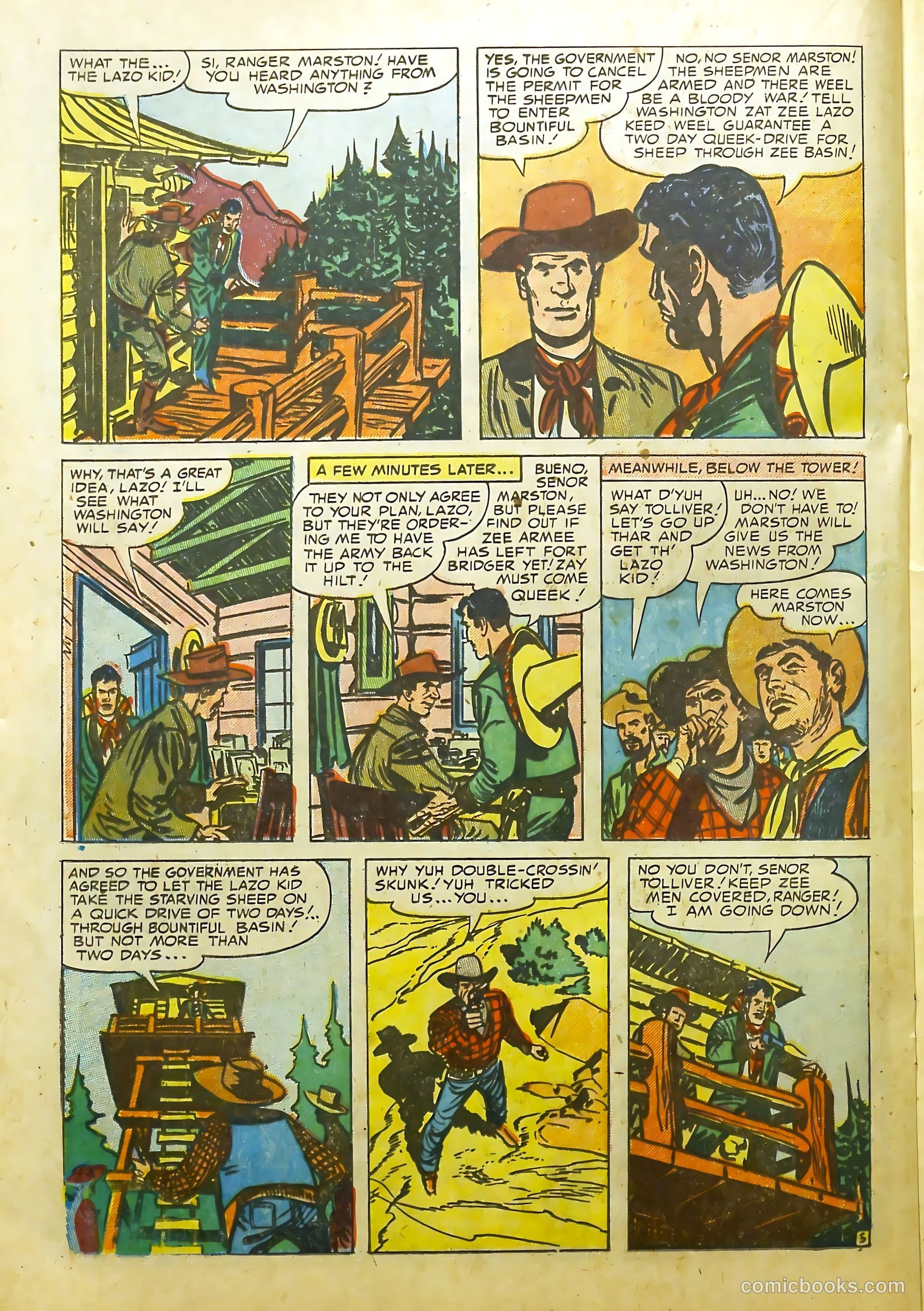Prize Comics Western #105 (1950) — page 20 of 36