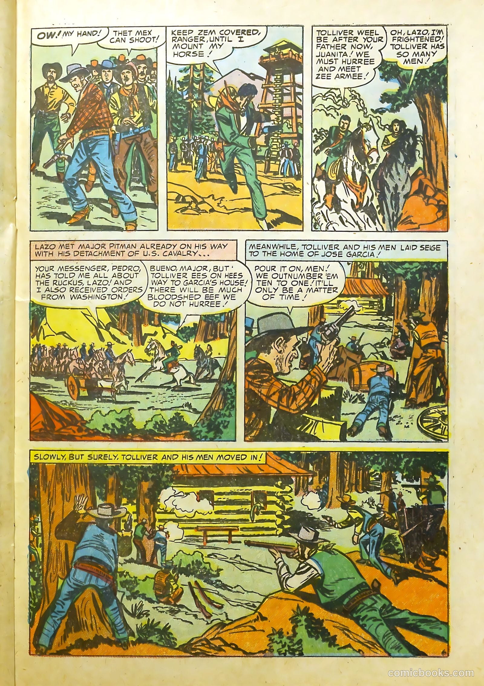 Prize Comics Western #105 (1950) — page 21 of 36