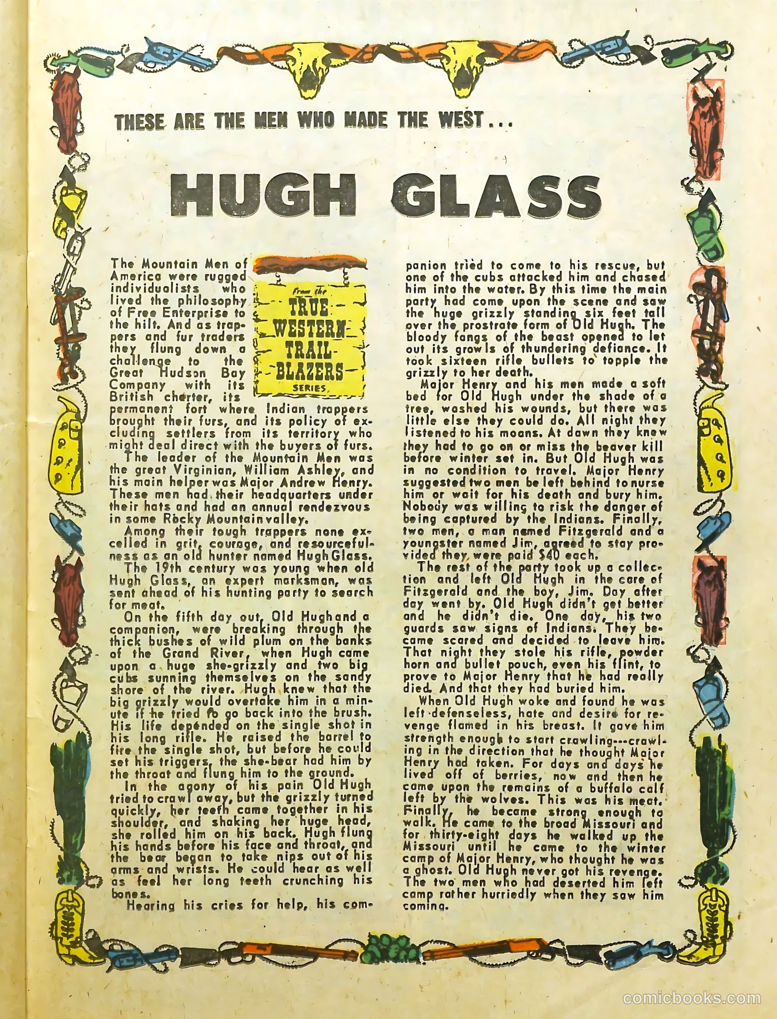 Prize Comics Western #105 (1950) — page 25 of 36