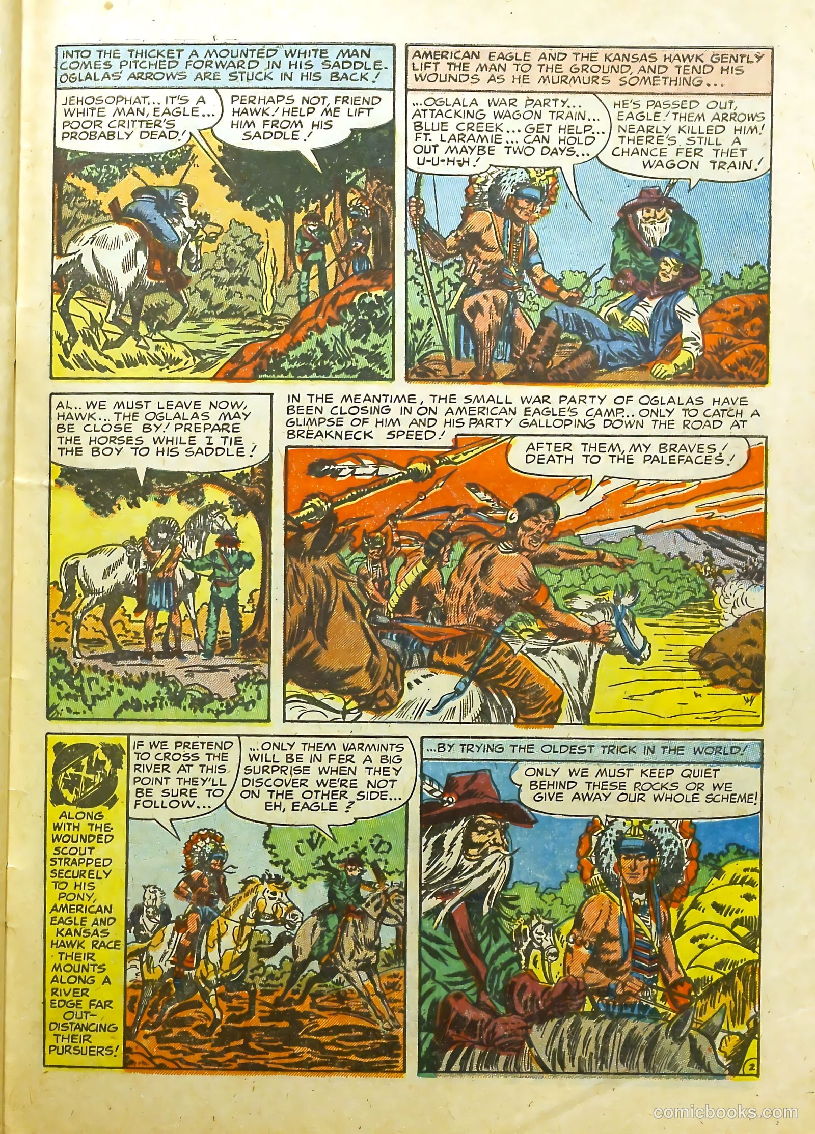 Prize Comics Western #105 (1950) — page 29 of 36
