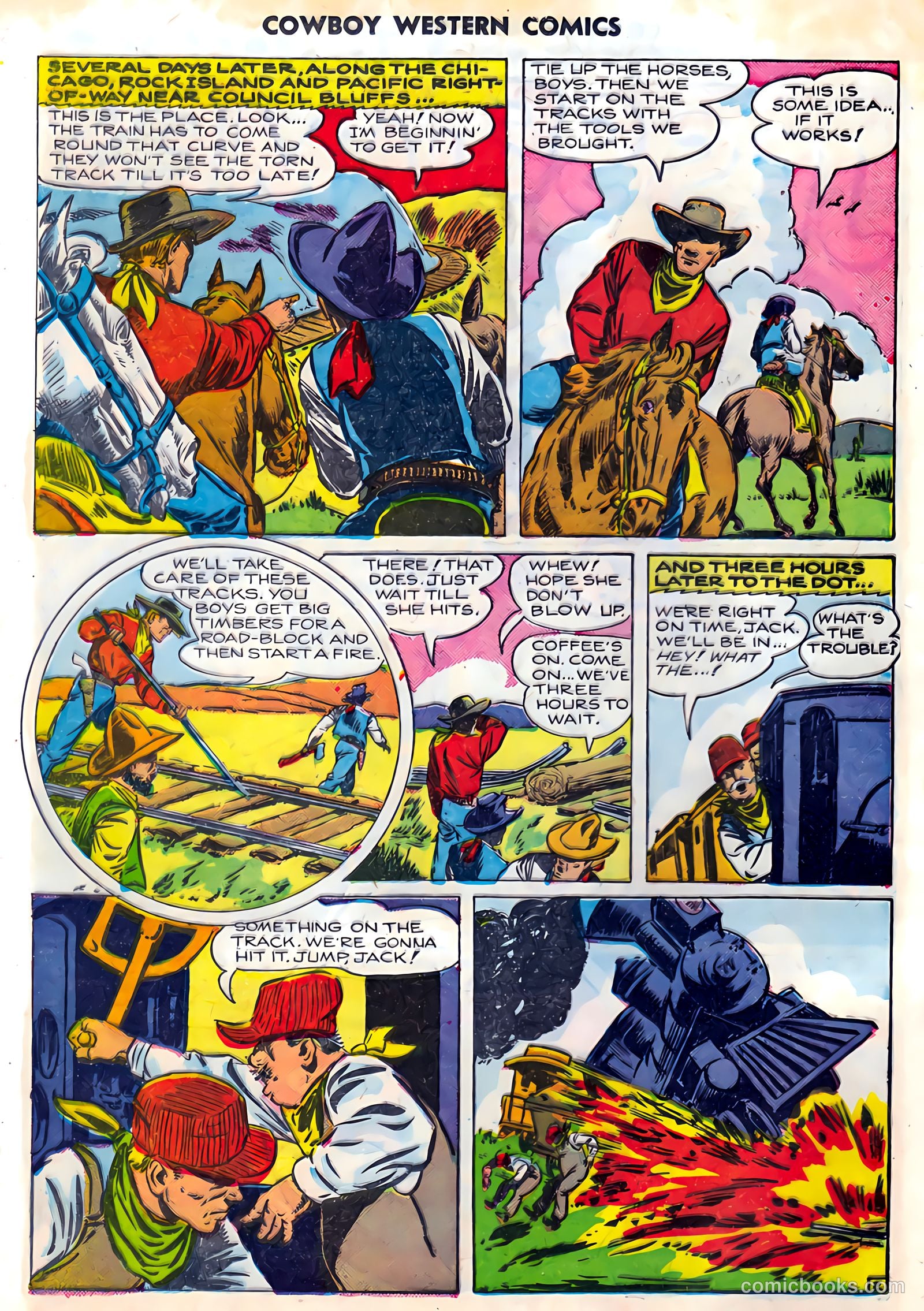 Cowboy Western #21 (1954) — page 4 of 36