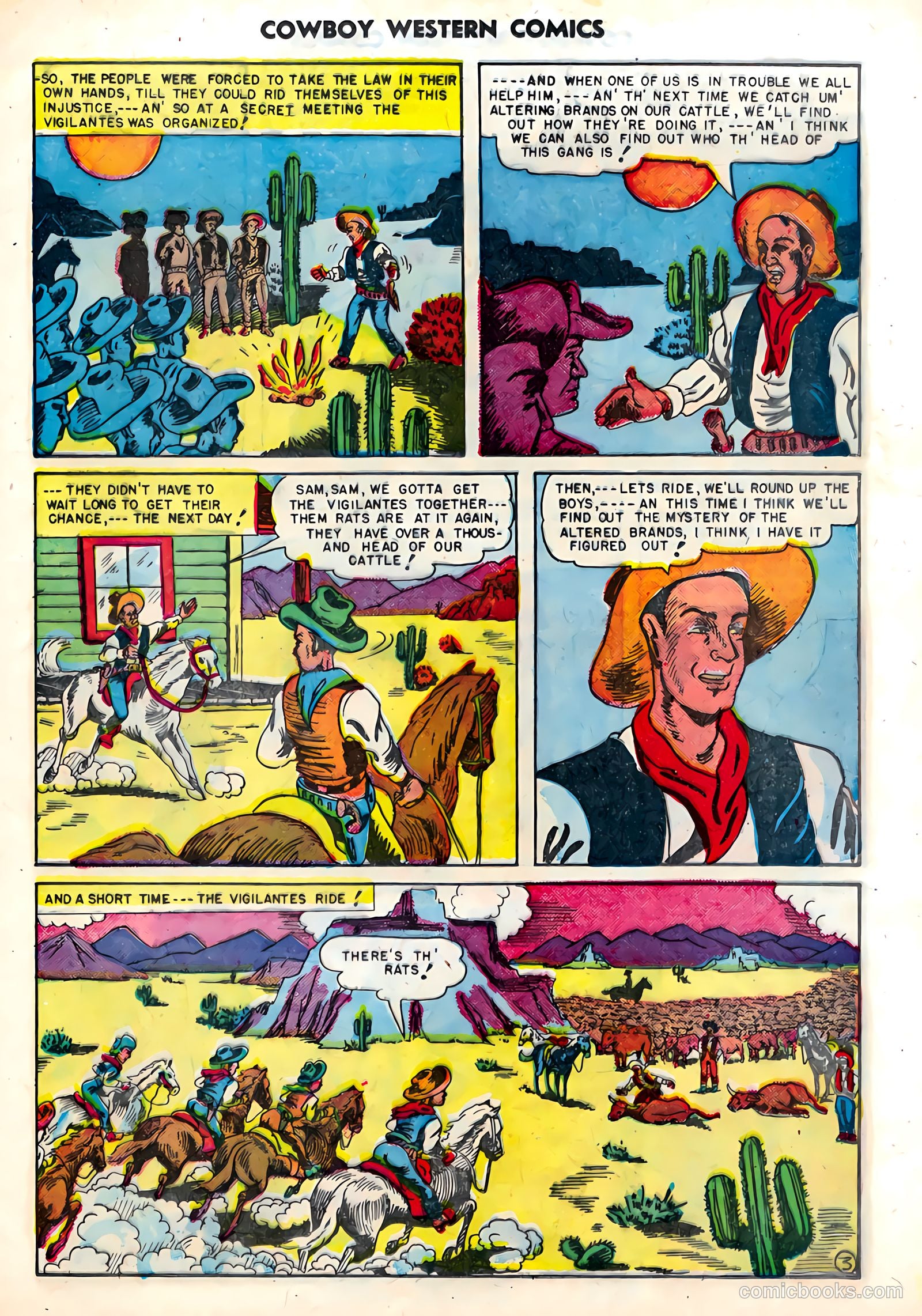 Cowboy Western #21 (1954) — page 9 of 36