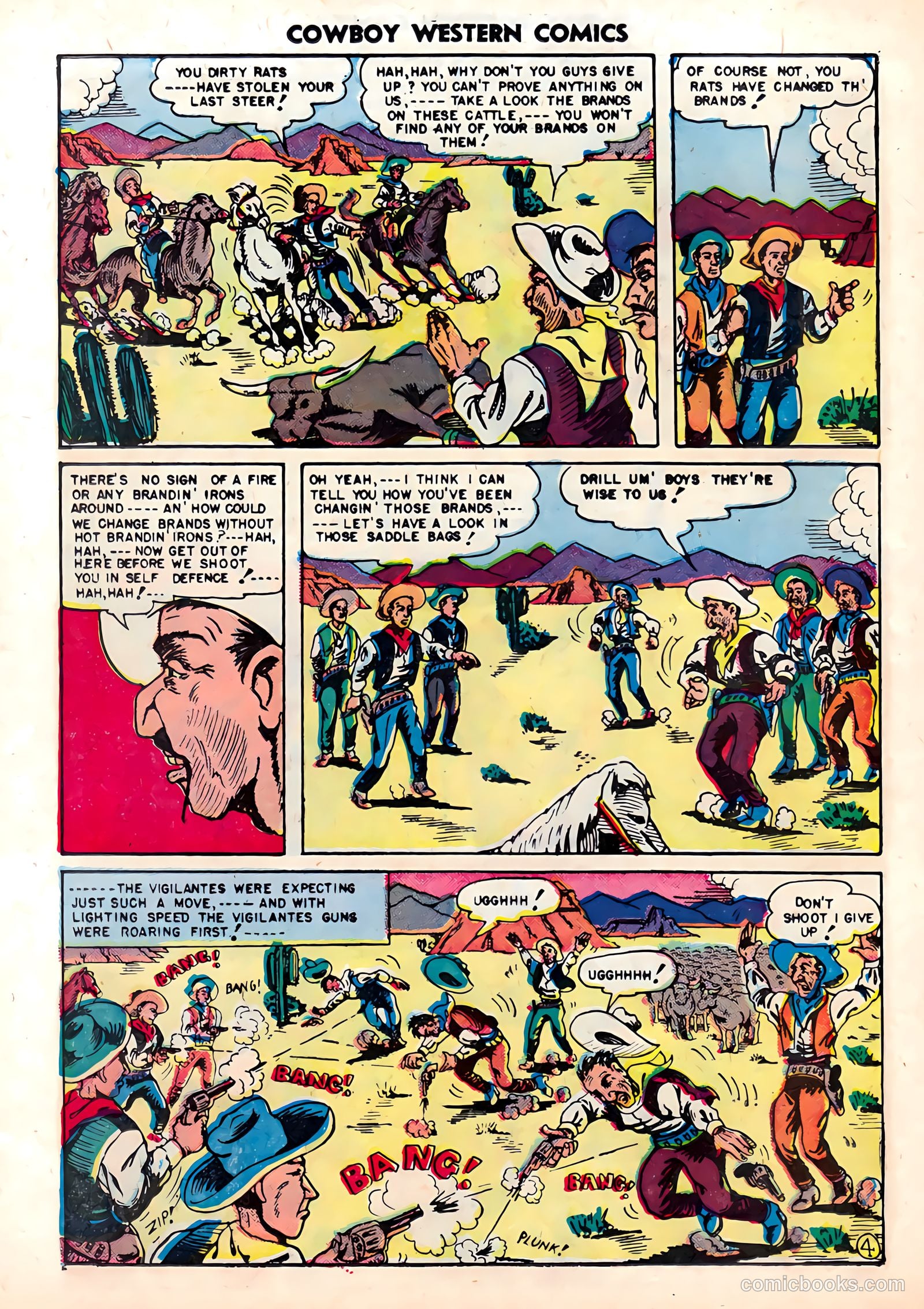 Cowboy Western #21 (1954) — page 10 of 36