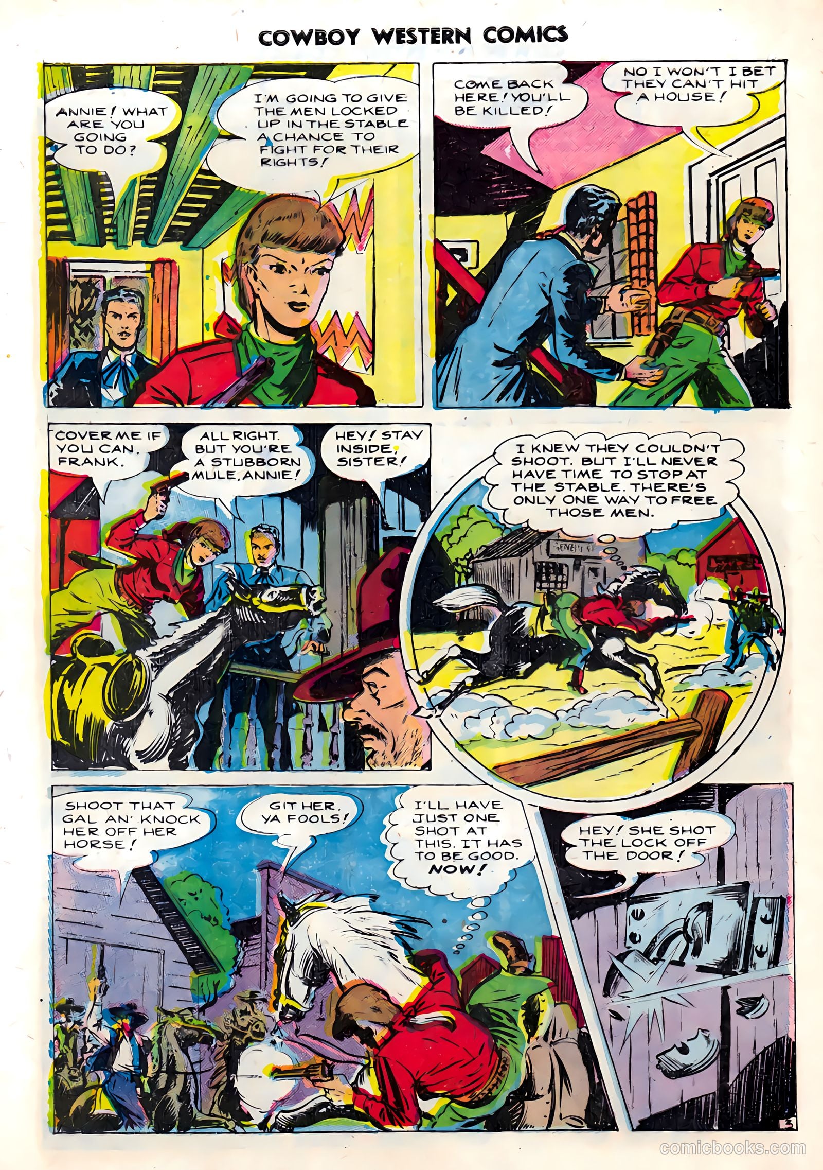 Cowboy Western #21 (1954) — page 14 of 36