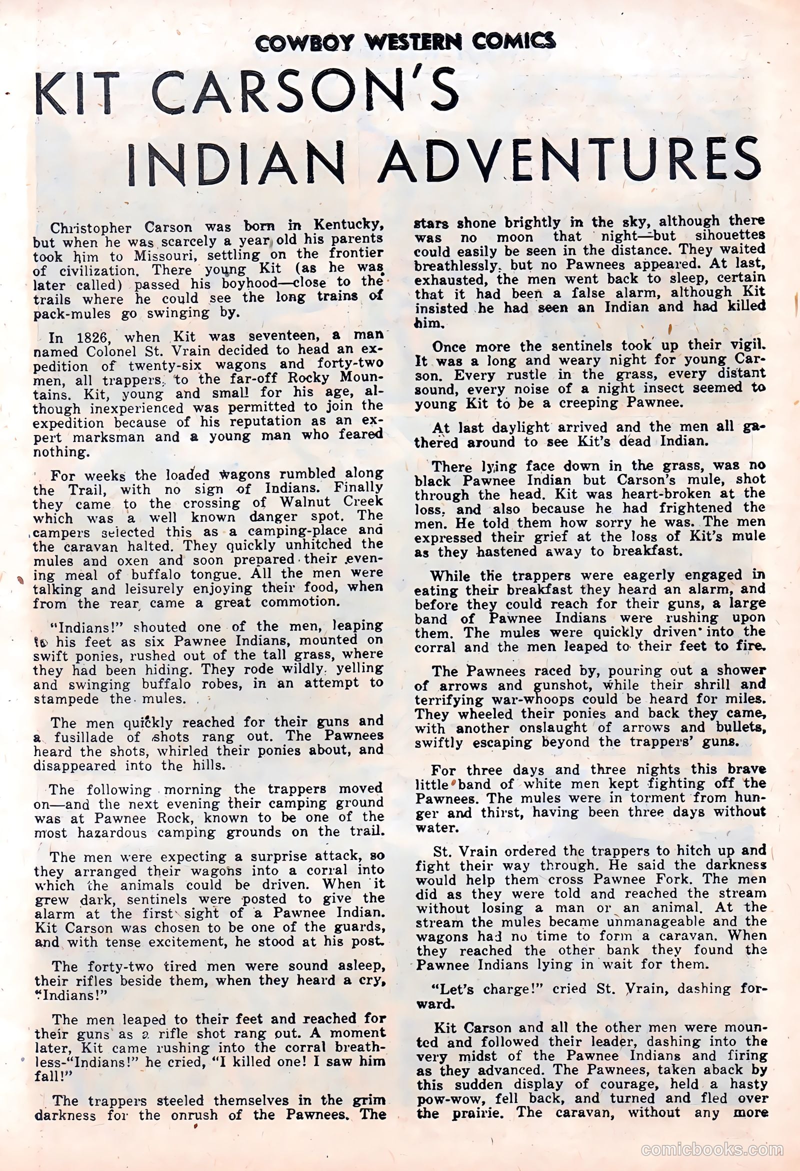 Cowboy Western #21 (1954) — page 16 of 36