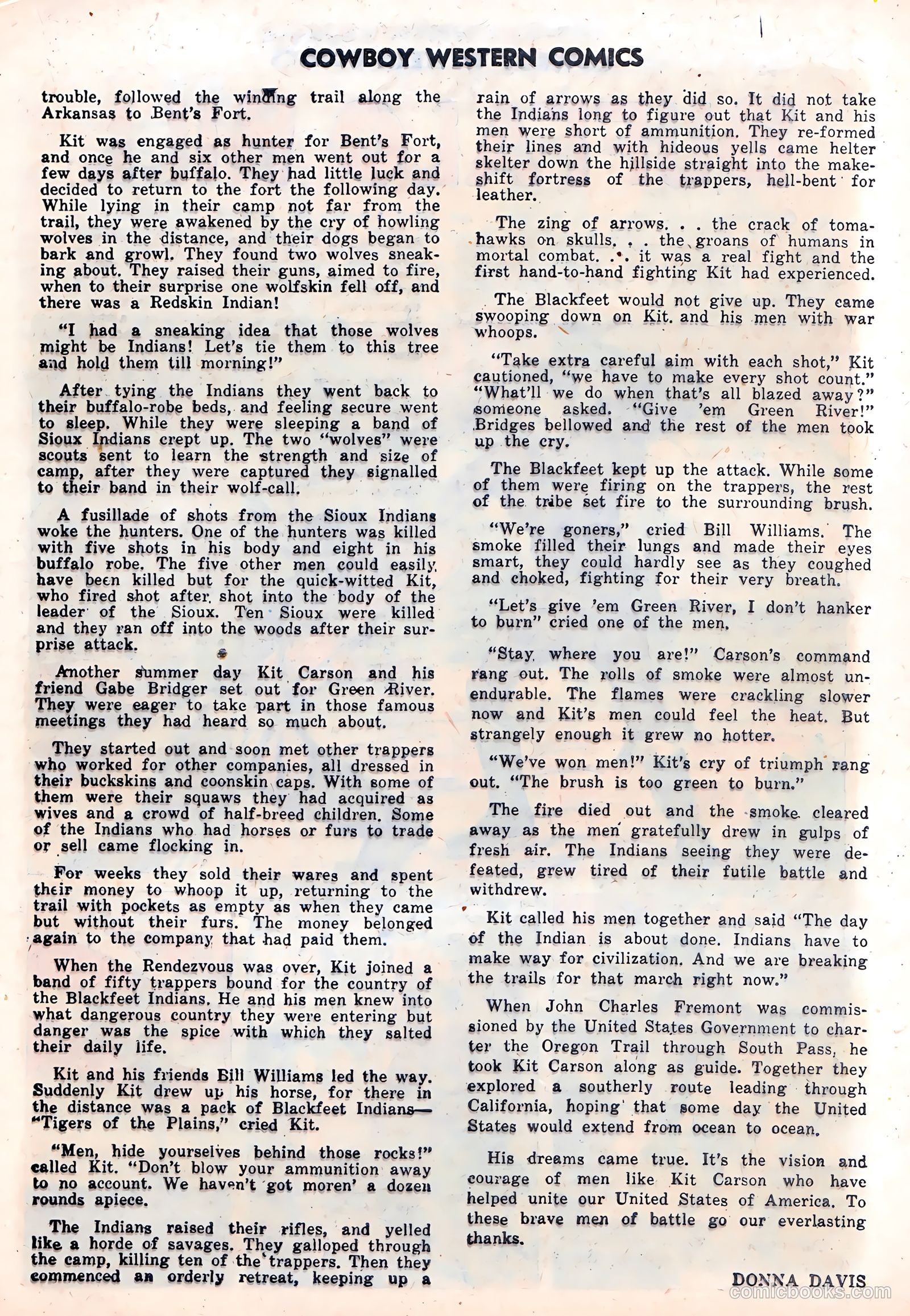 Cowboy Western #21 (1954) — page 17 of 36