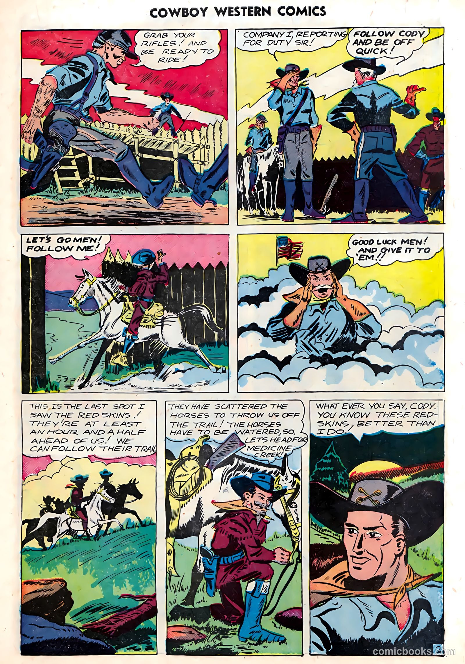 Cowboy Western #21 (1954) — page 19 of 36