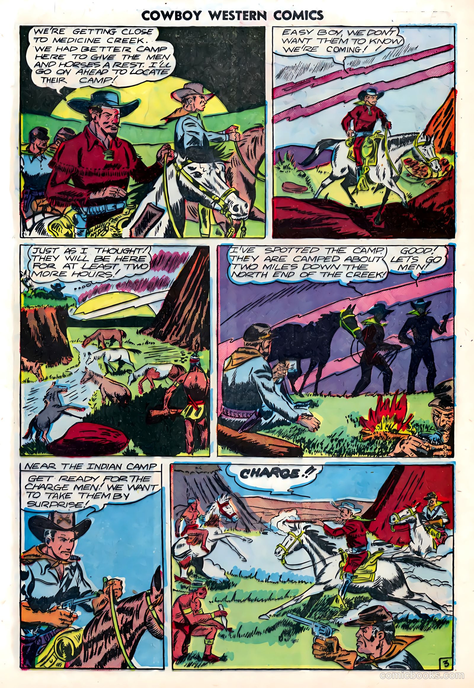 Cowboy Western #21 (1954) — page 20 of 36