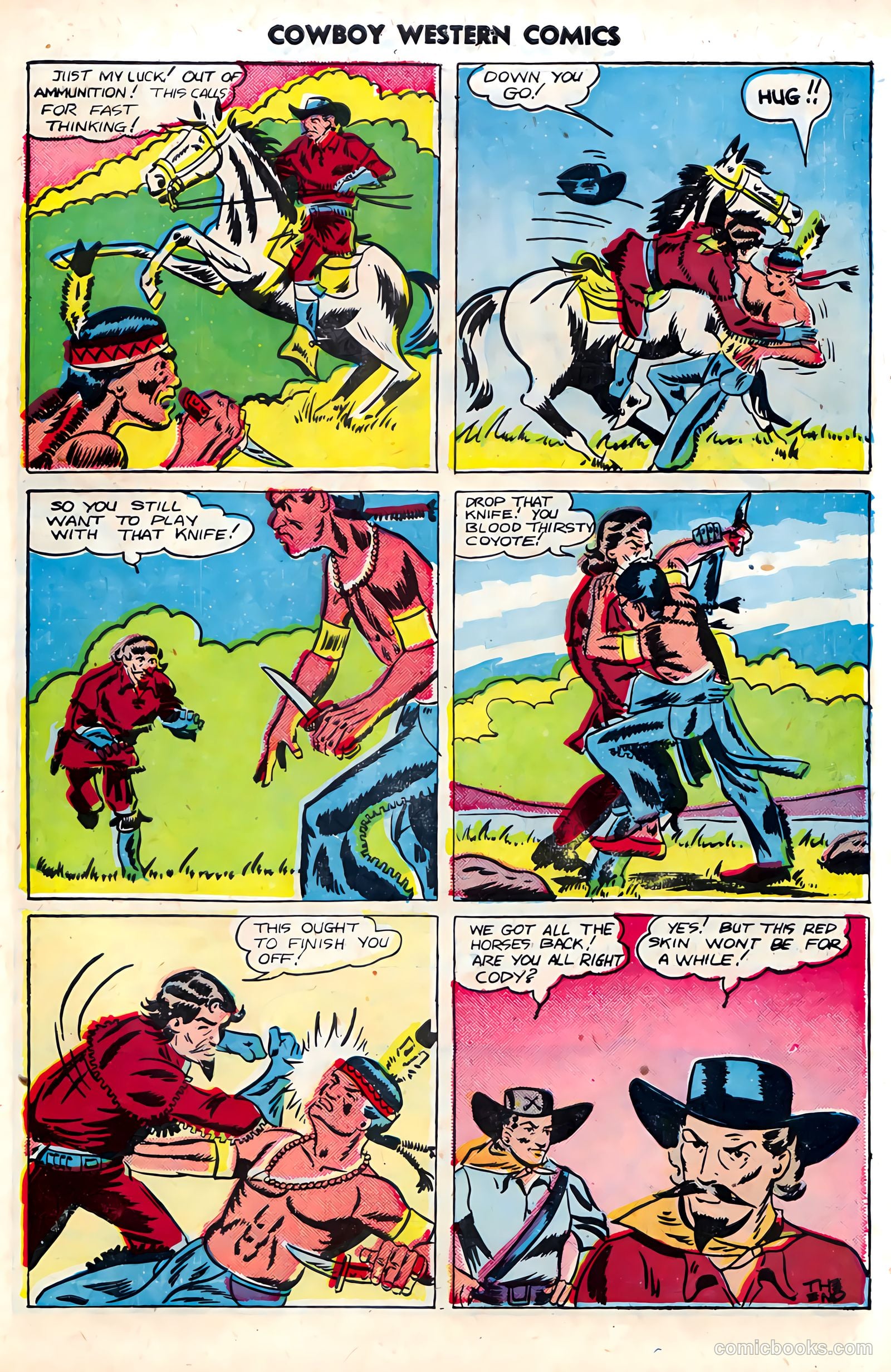 Cowboy Western #21 (1954) — page 21 of 36