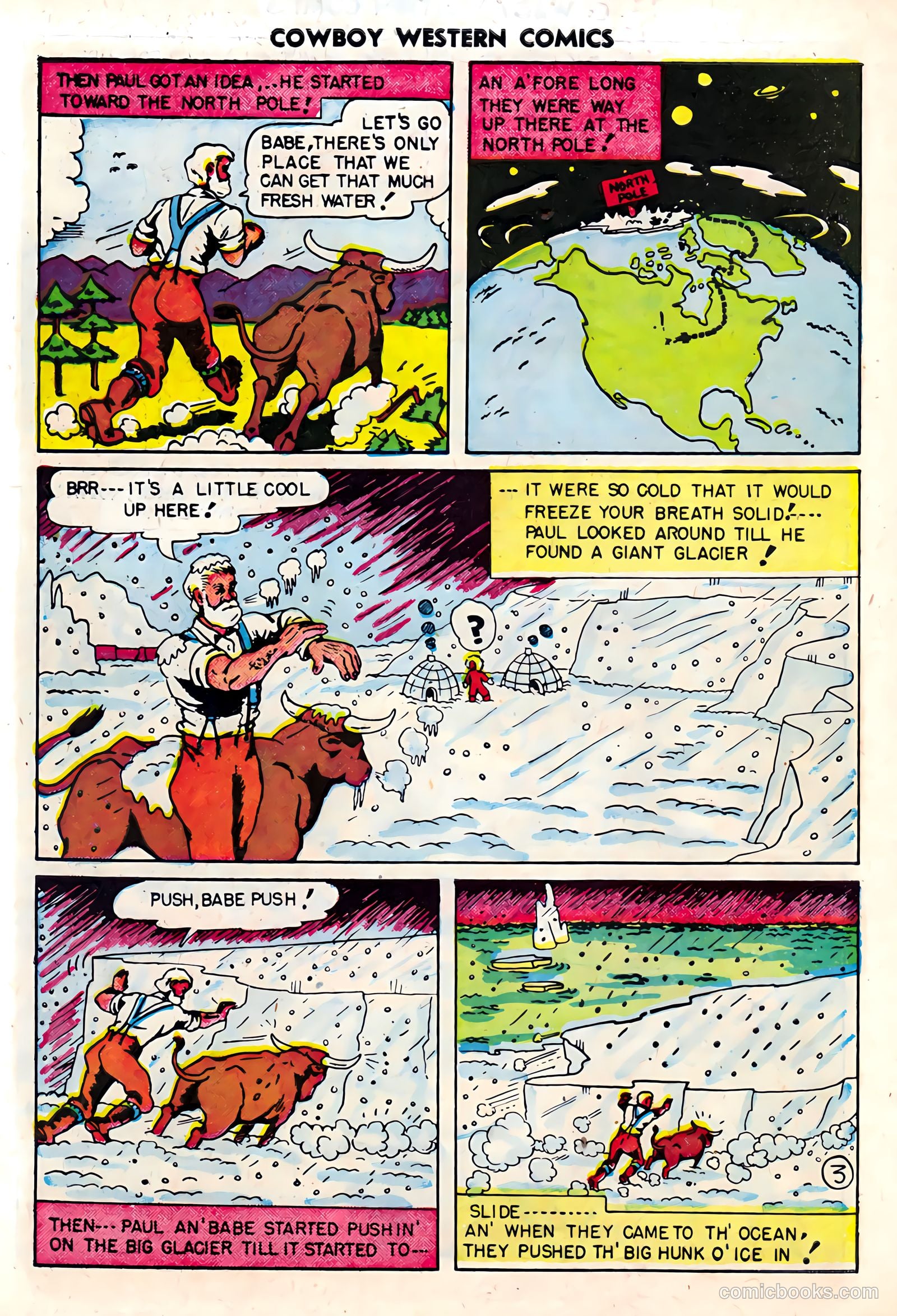 Cowboy Western #21 (1954) — page 24 of 36