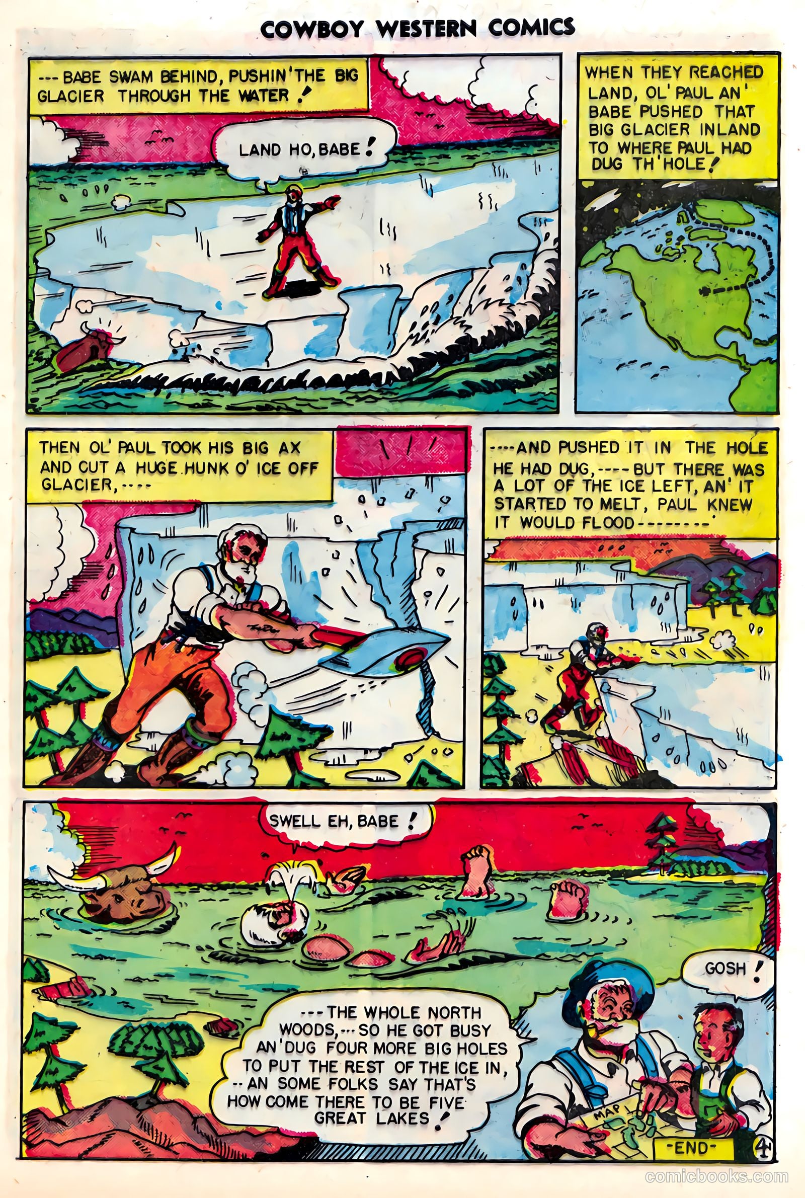 Cowboy Western #21 (1954) — page 25 of 36