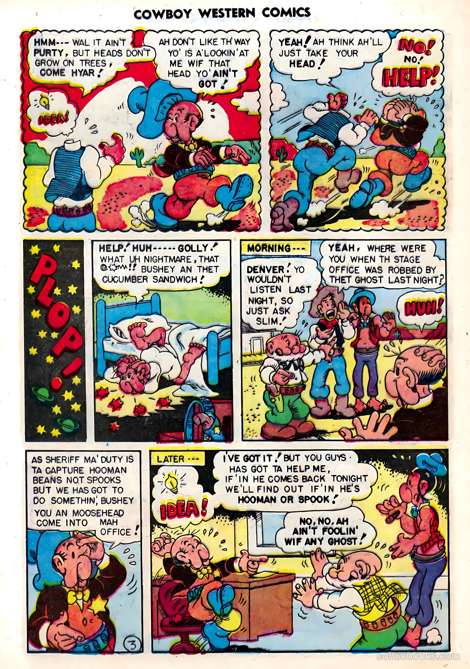 Cowboy Western #21 (1954) — page 28 of 36