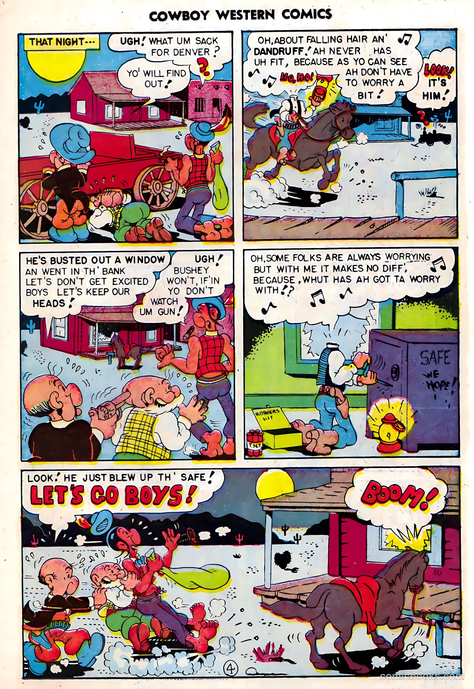 Cowboy Western #21 (1954) — page 29 of 36