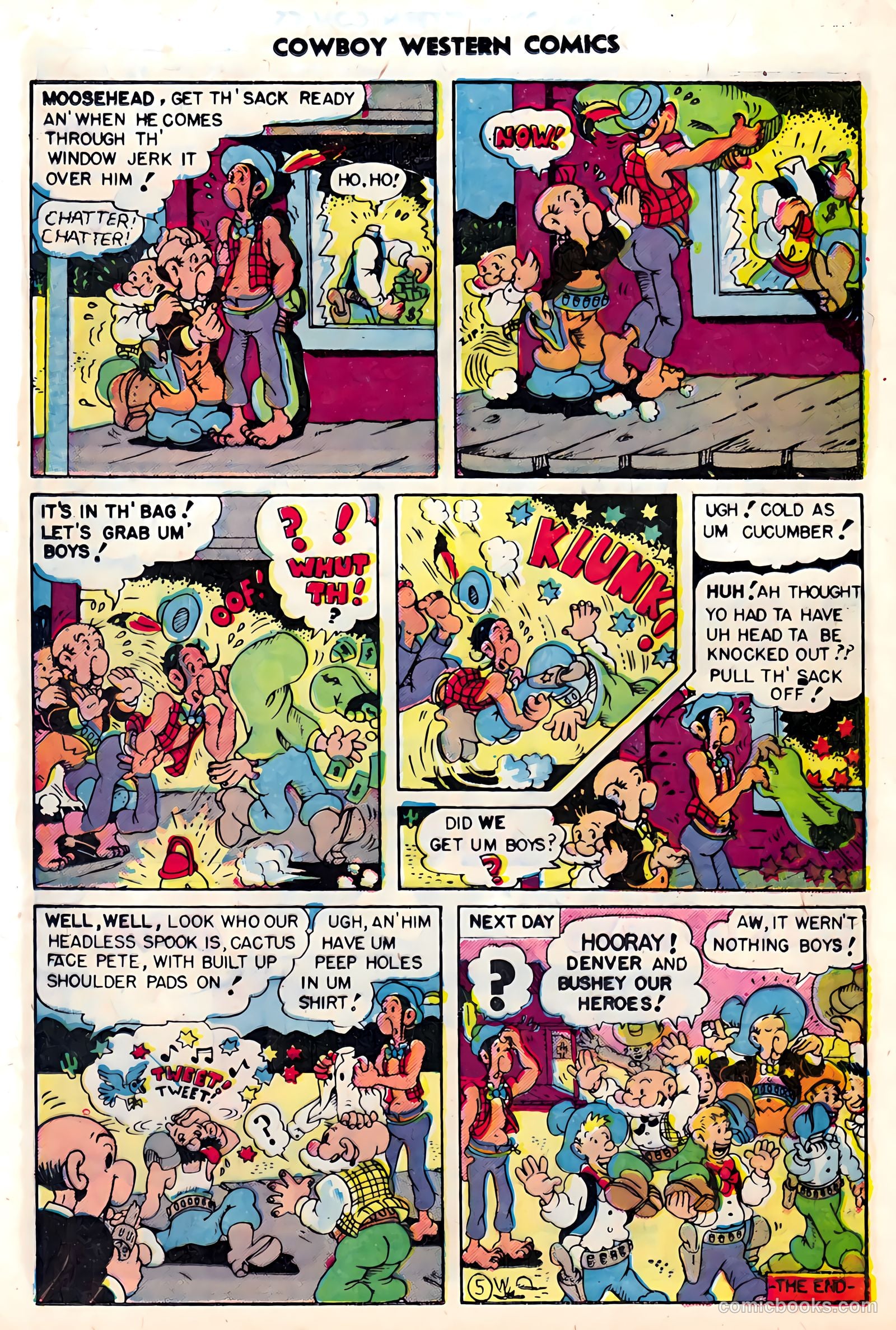 Cowboy Western #21 (1954) — page 30 of 36