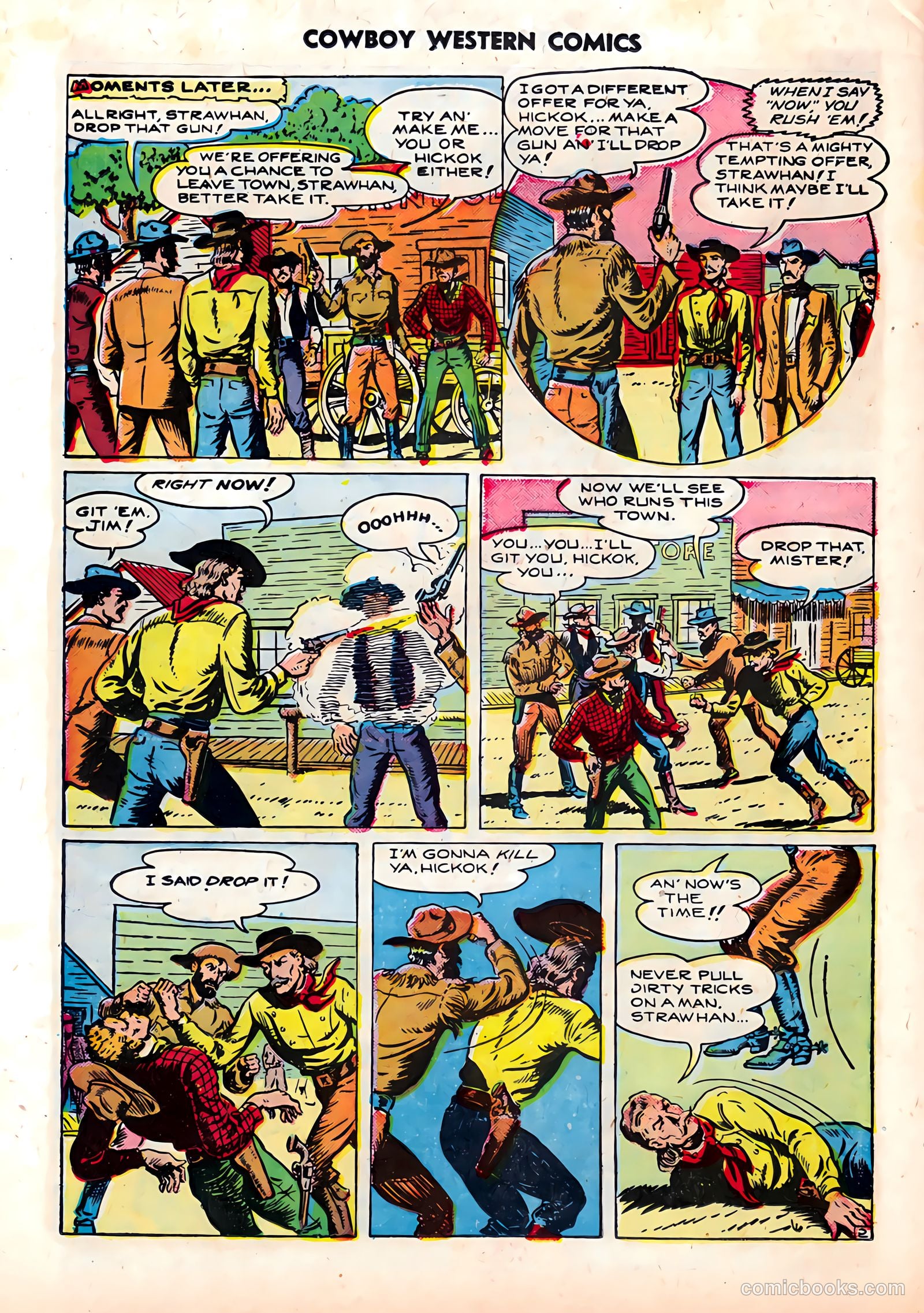 Cowboy Western #21 (1954) — page 32 of 36