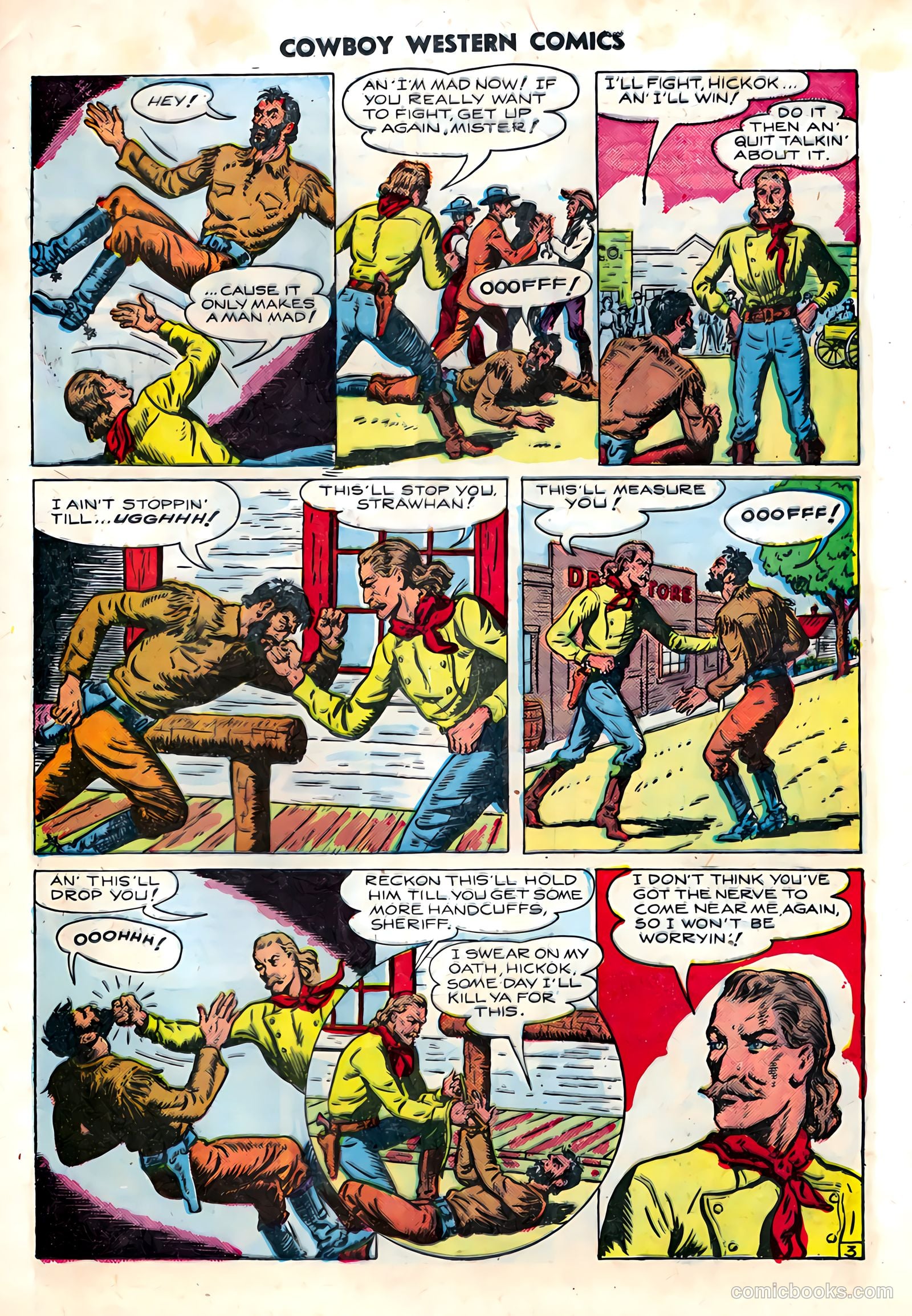 Cowboy Western #21 (1954) — page 33 of 36