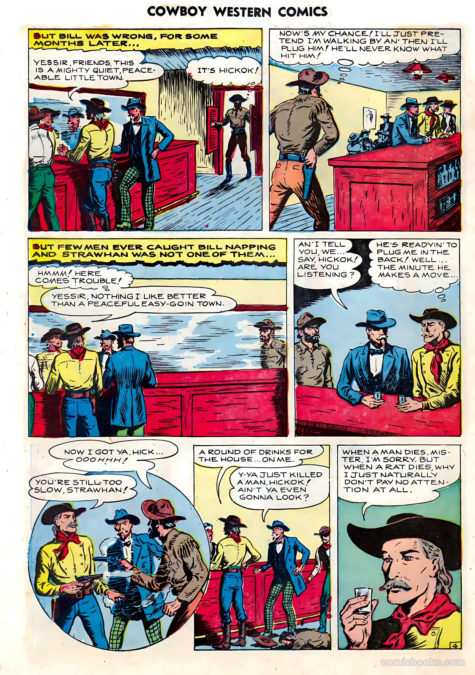Cowboy Western #21 (1954) — page 34 of 36
