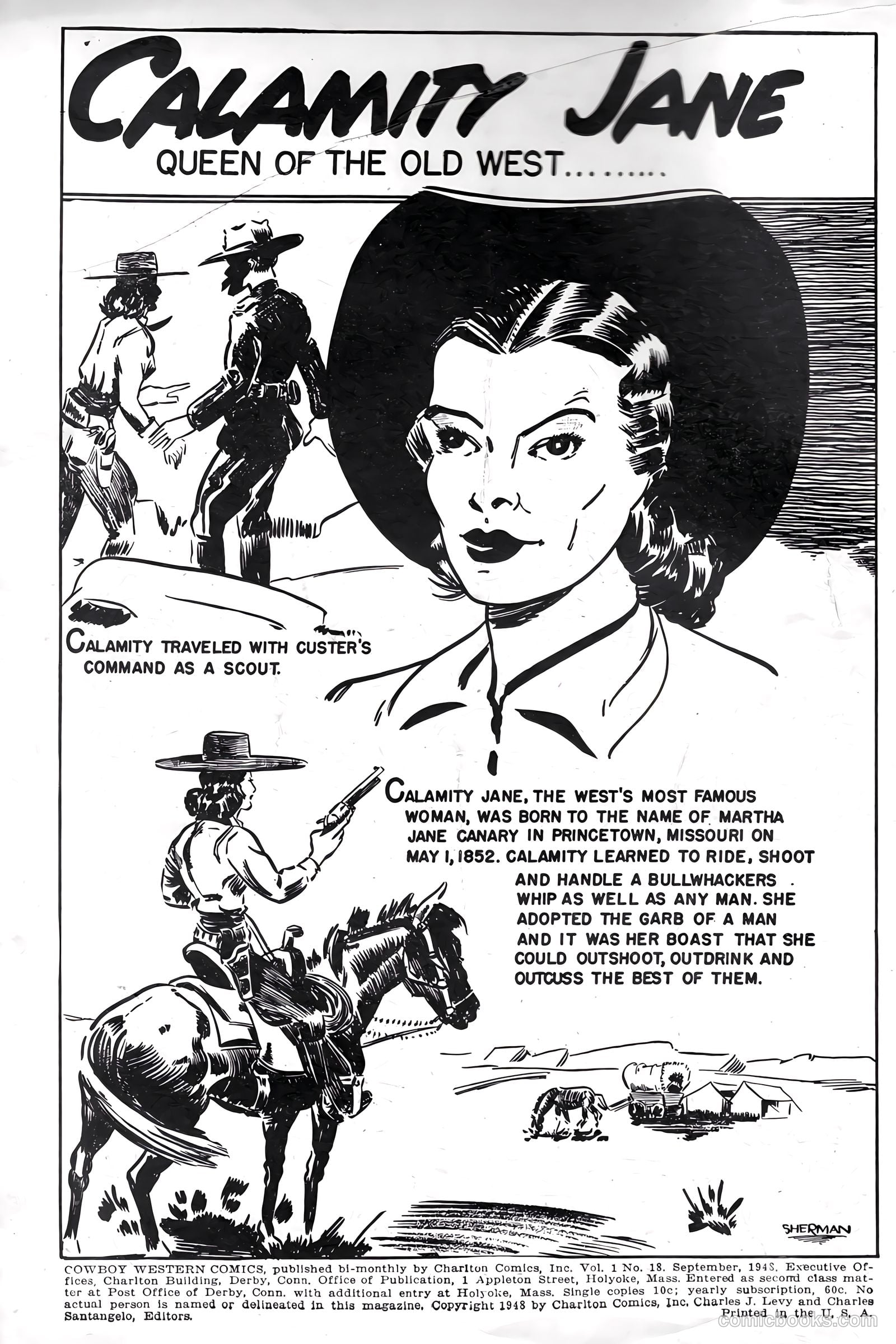 Cowboy Western #18 (1954) — page 2 of 36