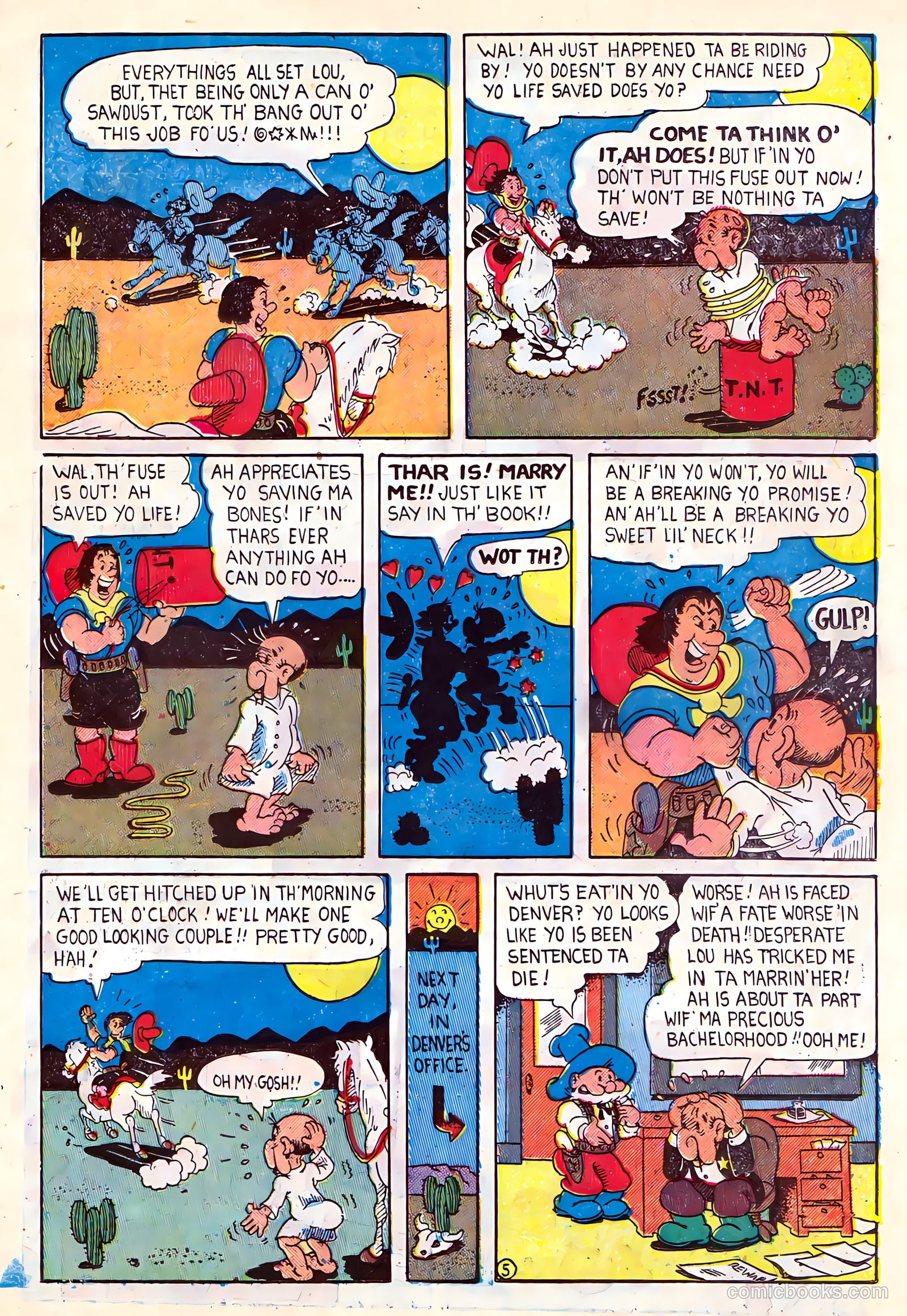 Cowboy Western #18 (1954) — page 11 of 36
