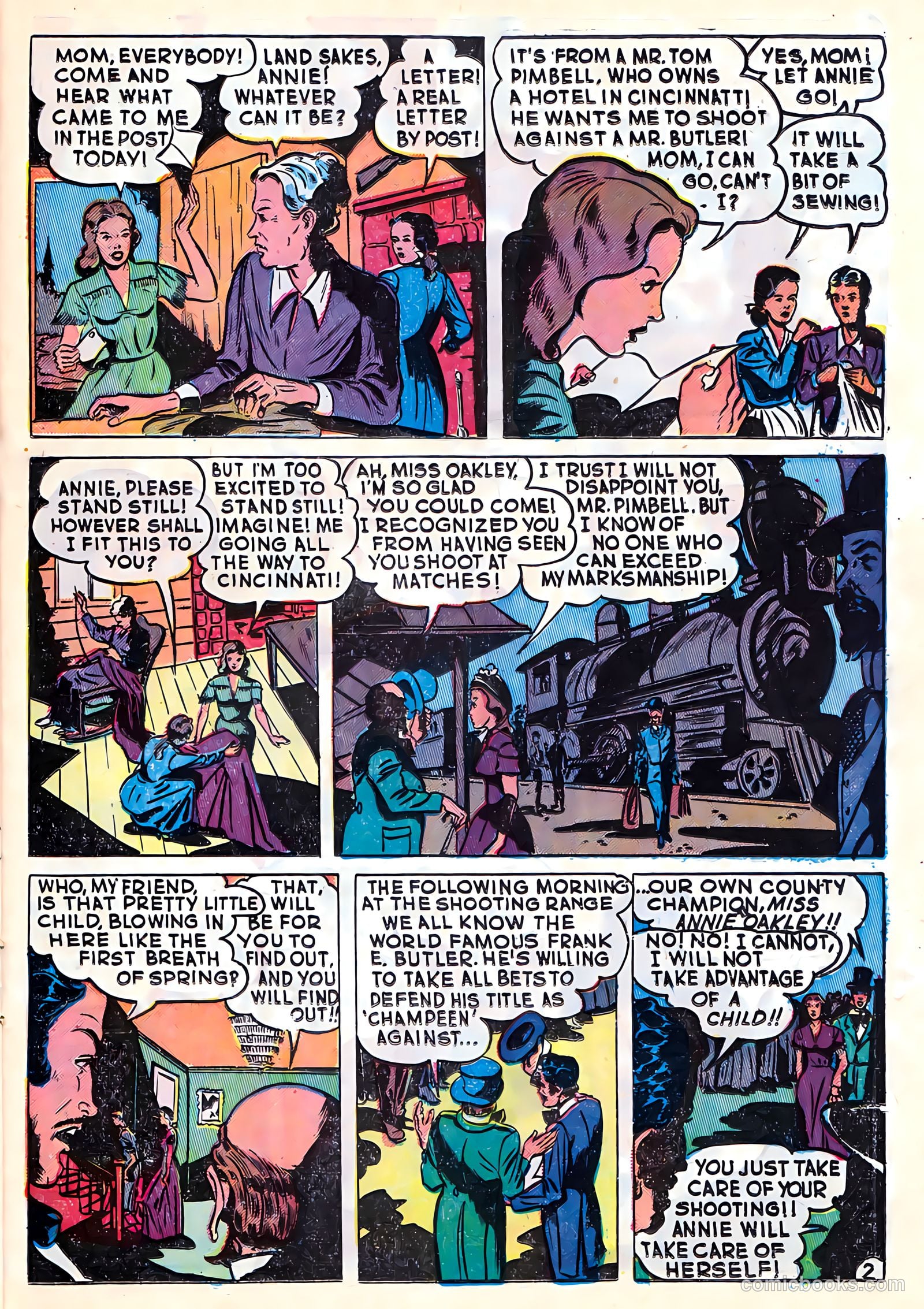 Cowboy Western #18 (1954) — page 21 of 36