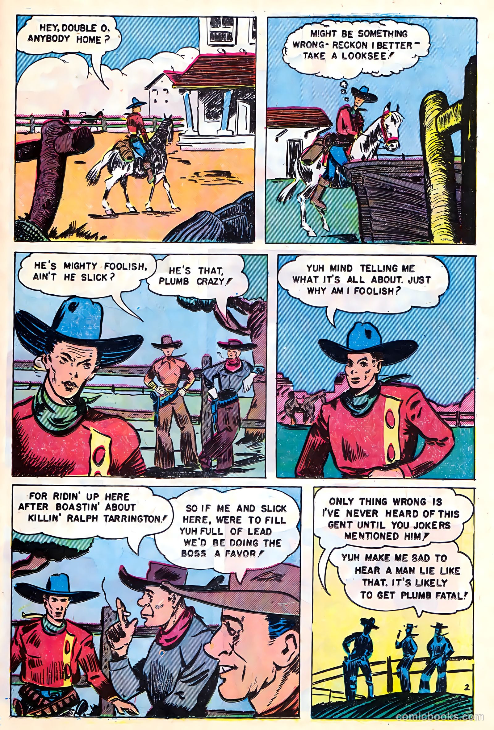Cowboy Western #18 (1954) — page 25 of 36