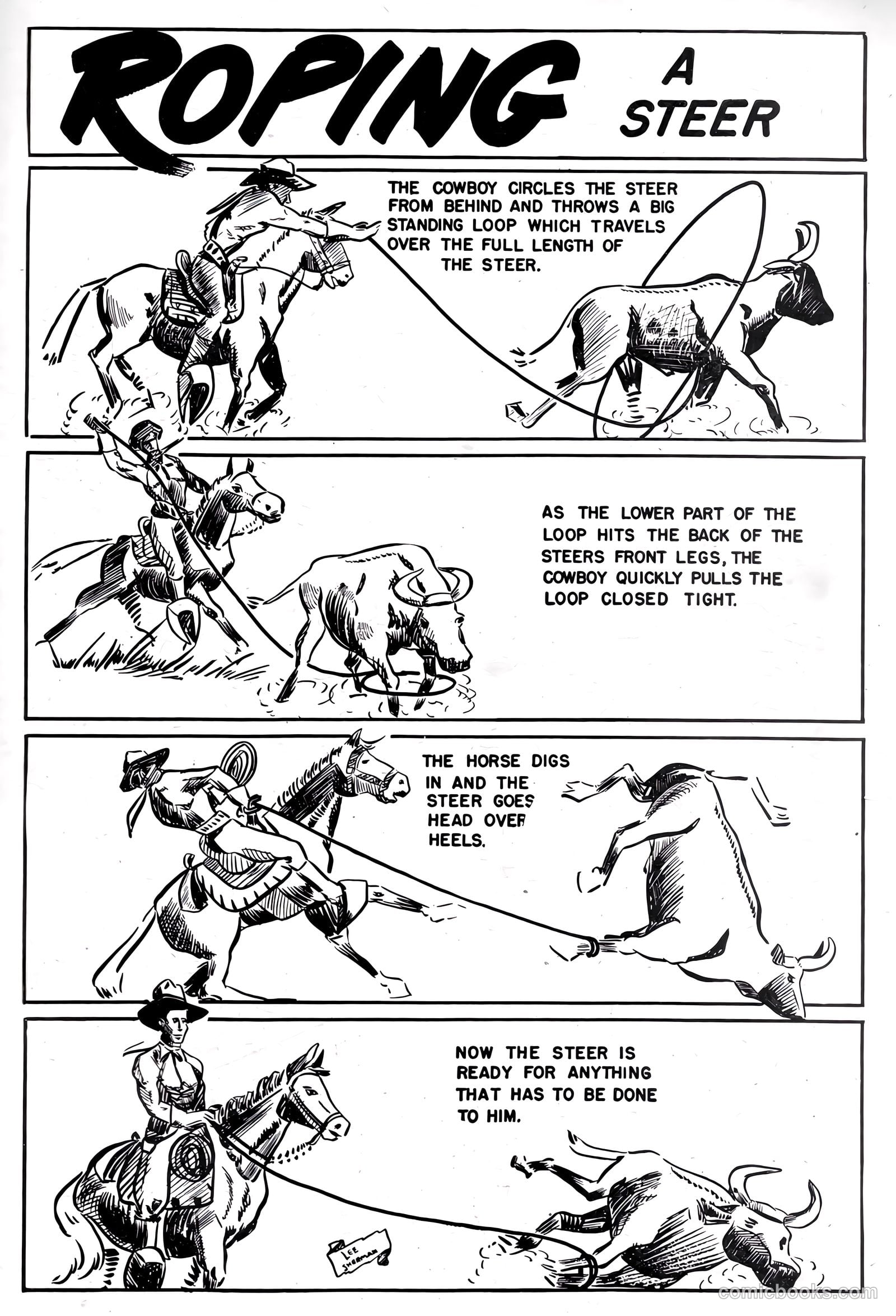 Cowboy Western #18 (1954) — page 35 of 36