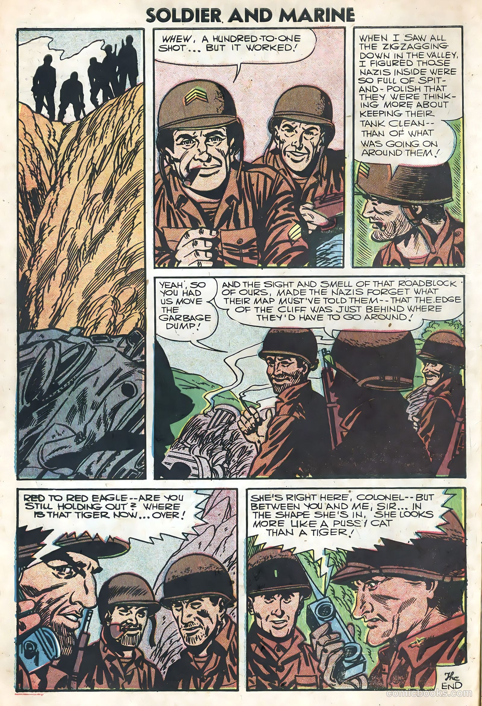 Soldier and Marine Comics #16 (1954) — page 10 of 36