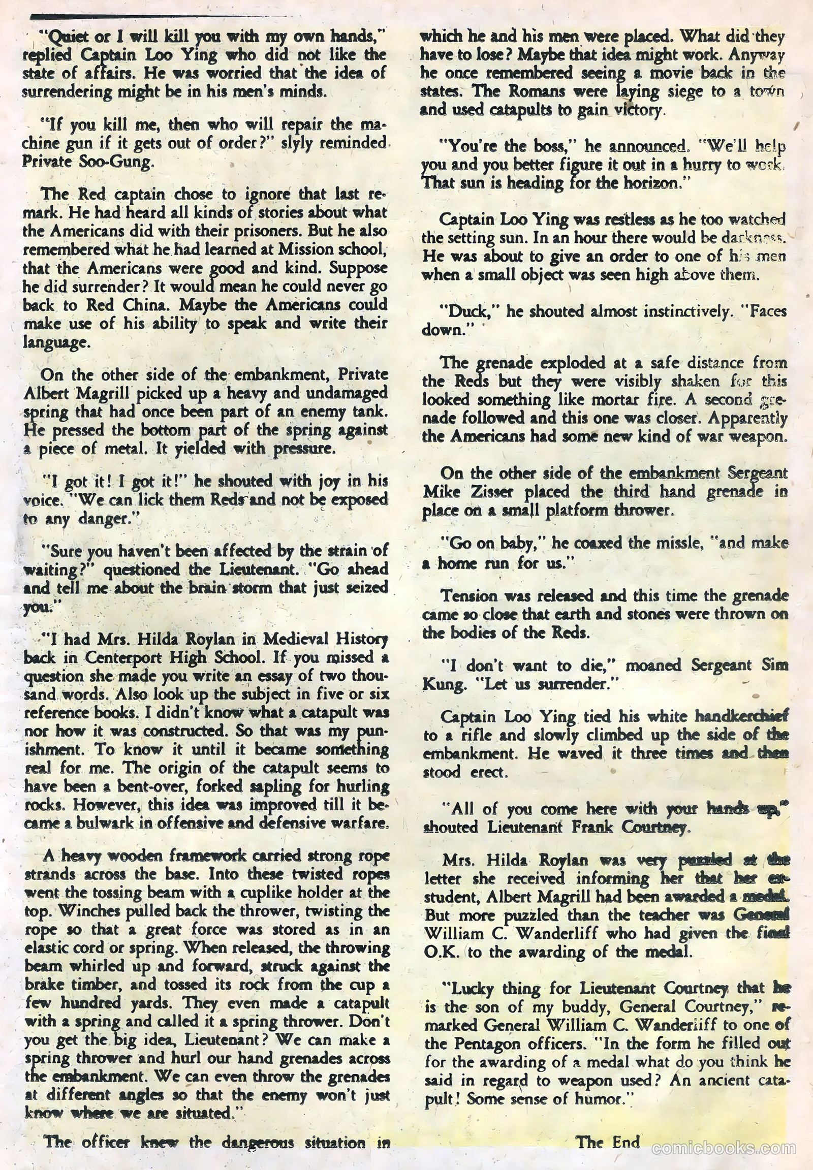Soldier and Marine Comics #16 (1954) — page 19 of 36