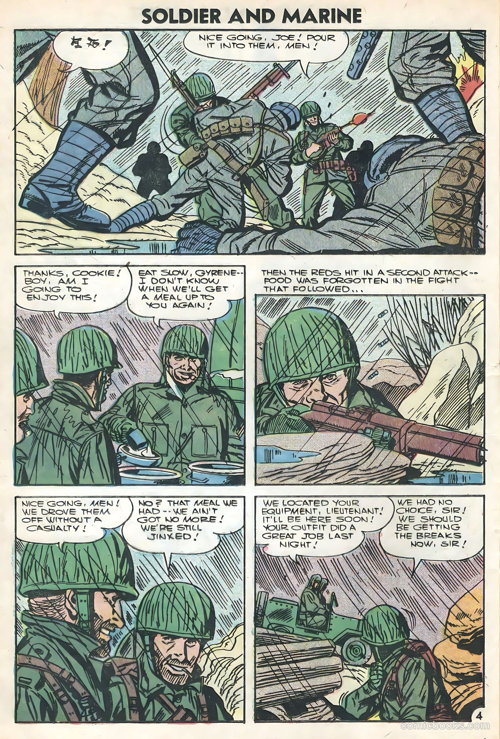 Soldier and Marine Comics #16 (1954) — page 24 of 36
