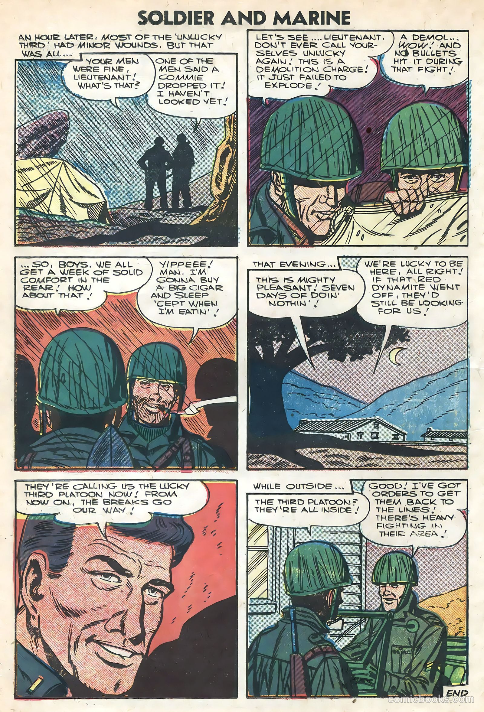 Soldier and Marine Comics #16 (1954) — page 26 of 36