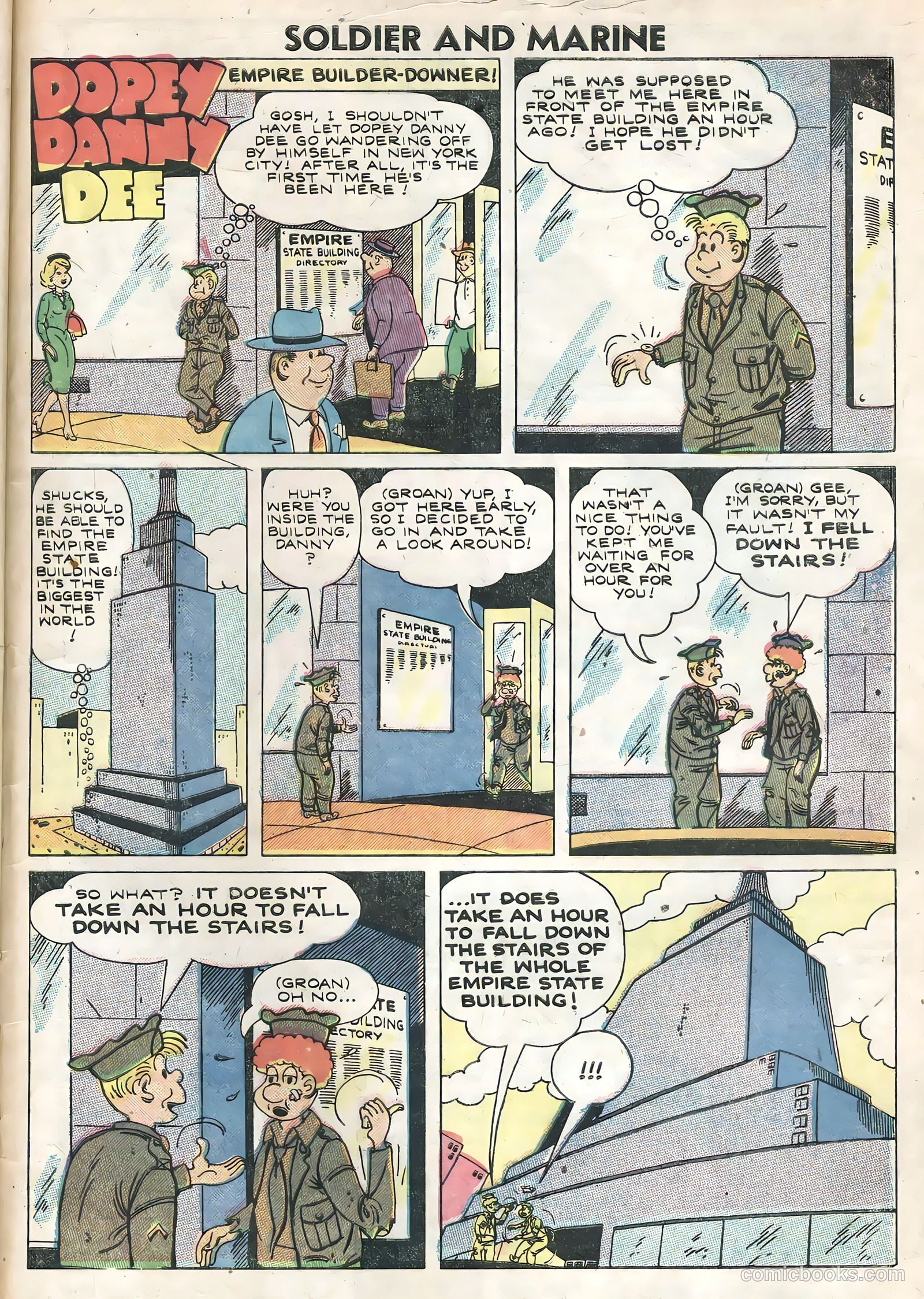 Soldier and Marine Comics #16 (1954) — page 33 of 36