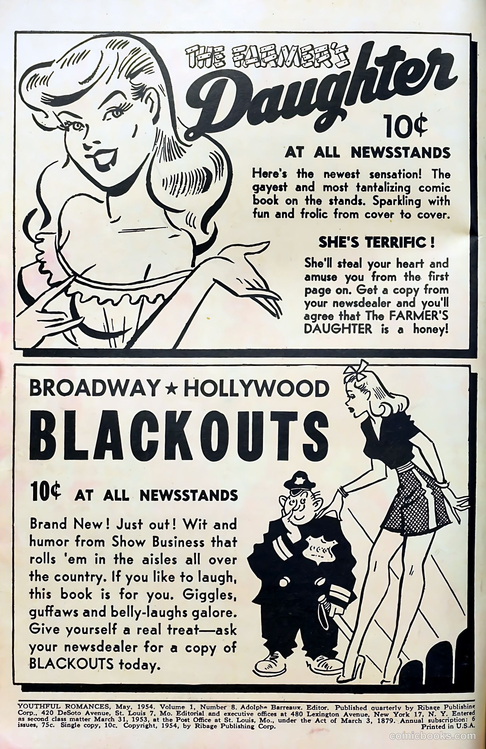 Youthful Romances #8 (1953) — page 2 of 36