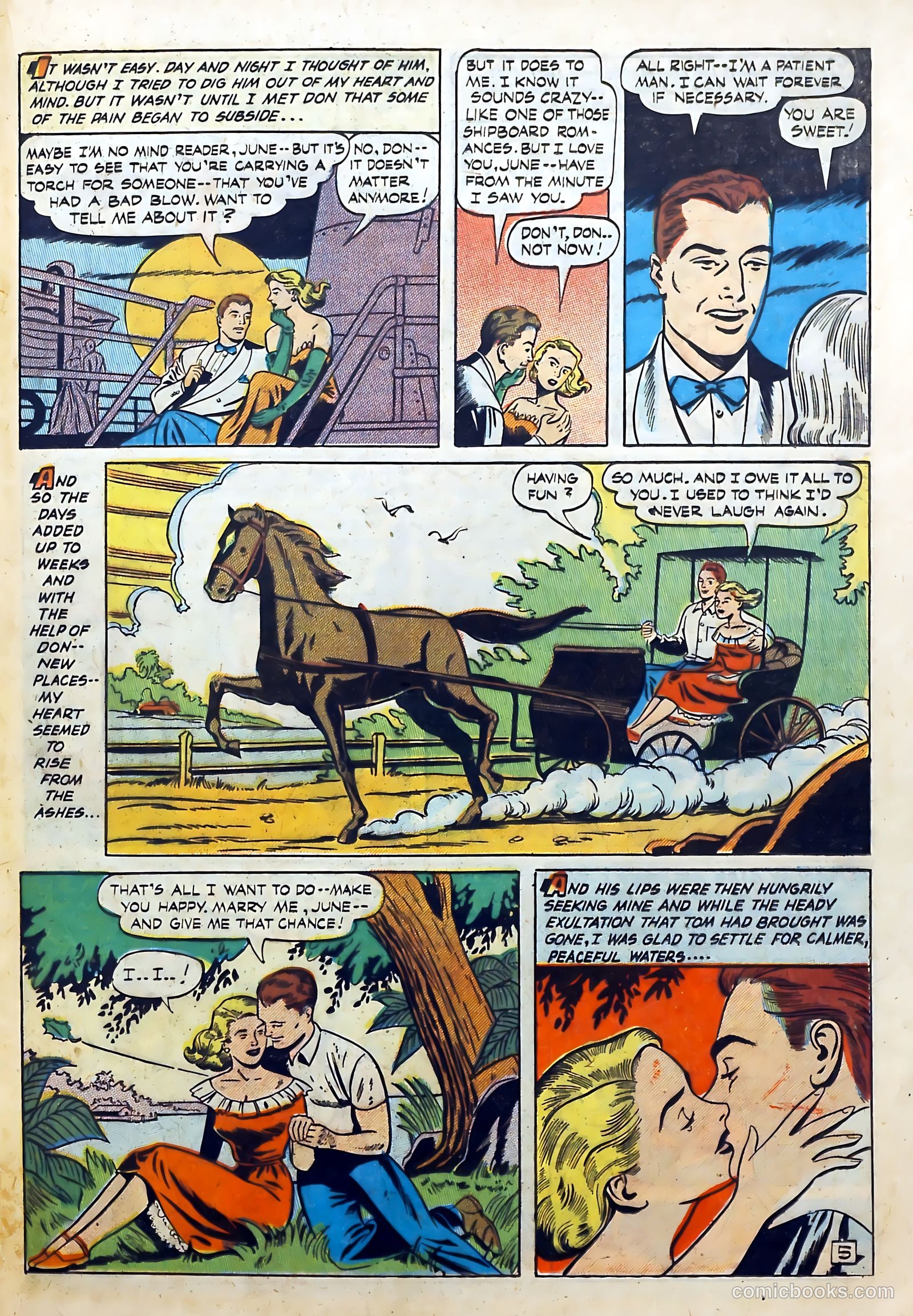 Youthful Romances #5 (1953) — page 23 of 36