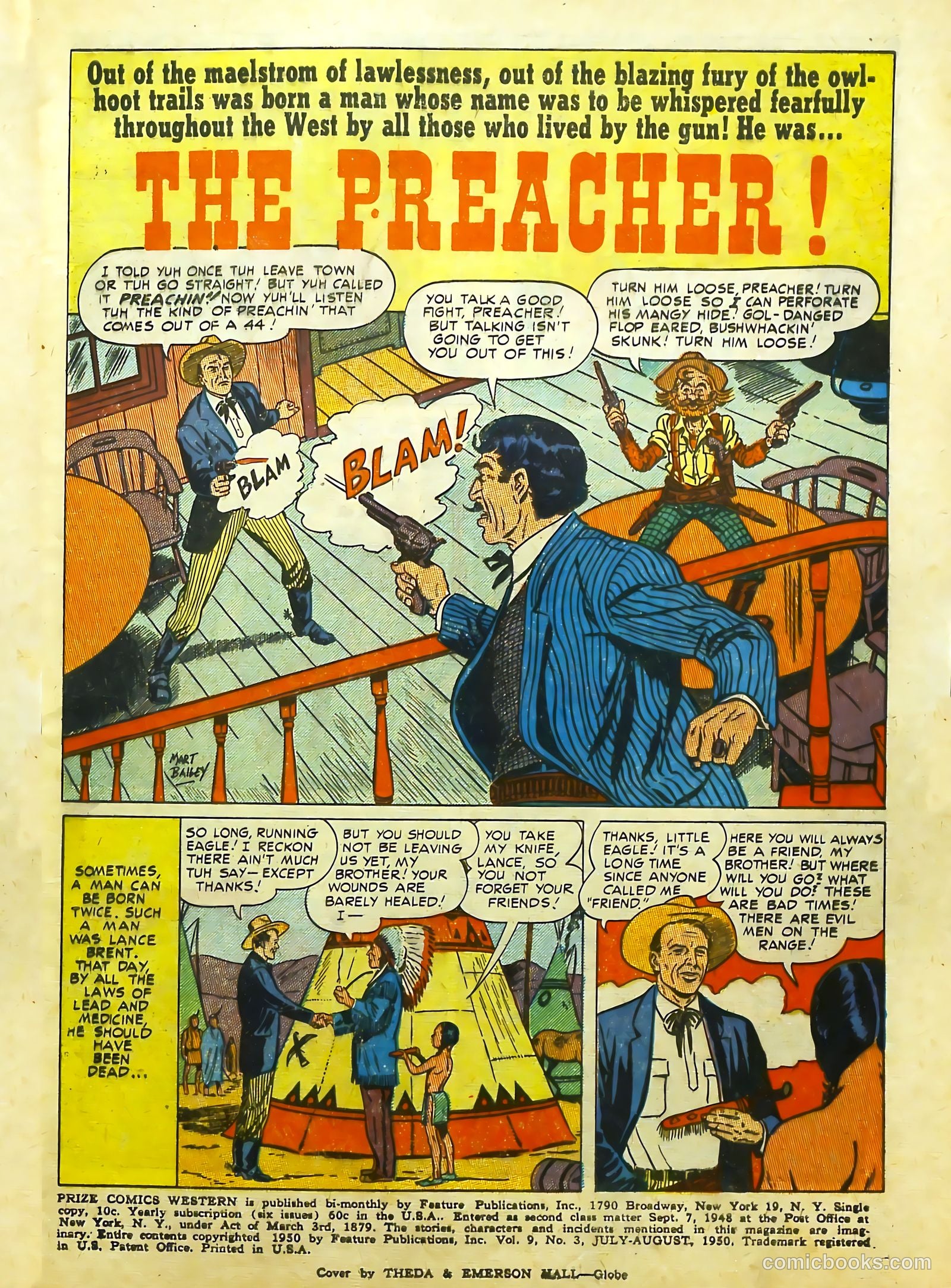 Prize Comics Western #82 (1950) — page 3 of 52